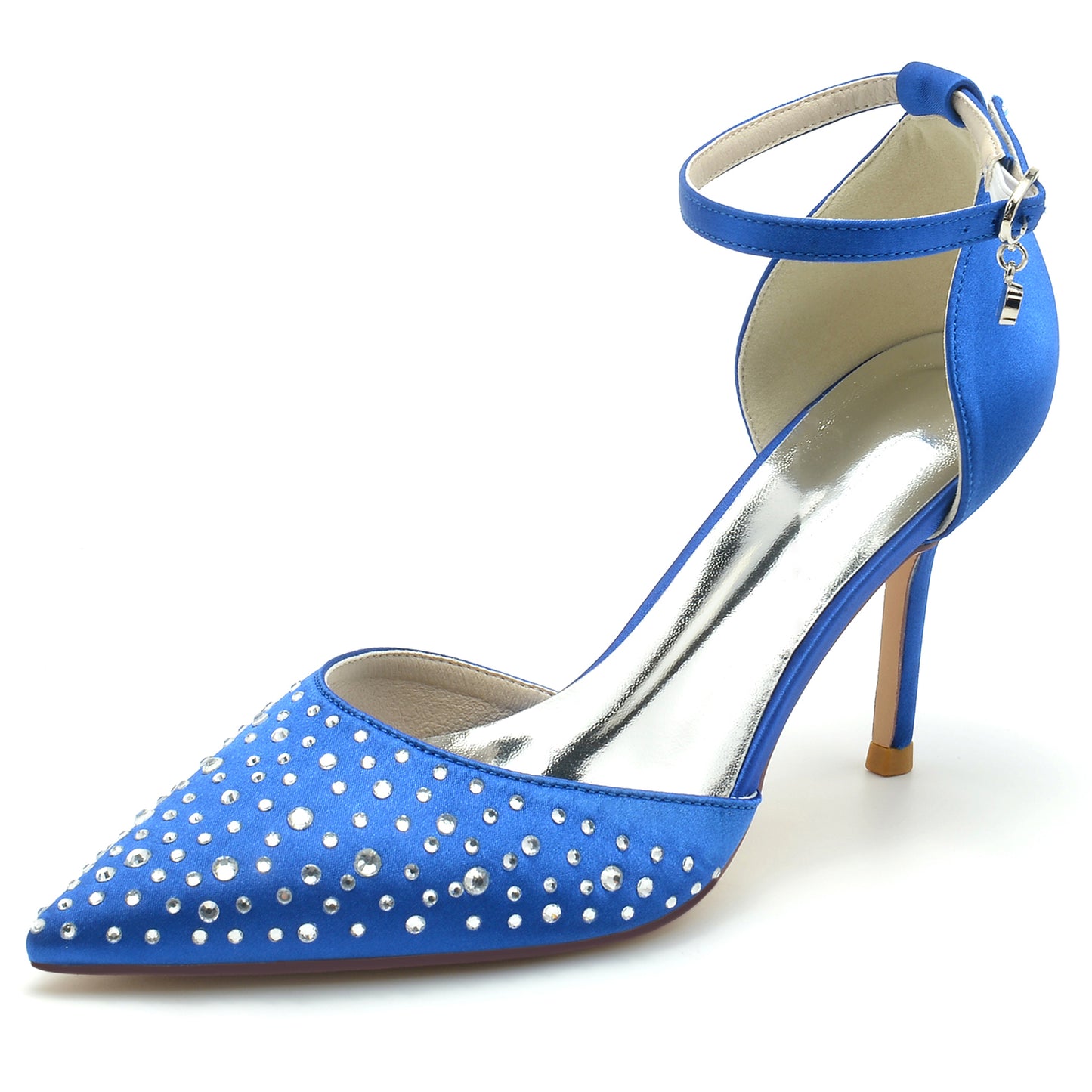 Stiletto Heel 9.5cm Silk-Like Shoes CK0173