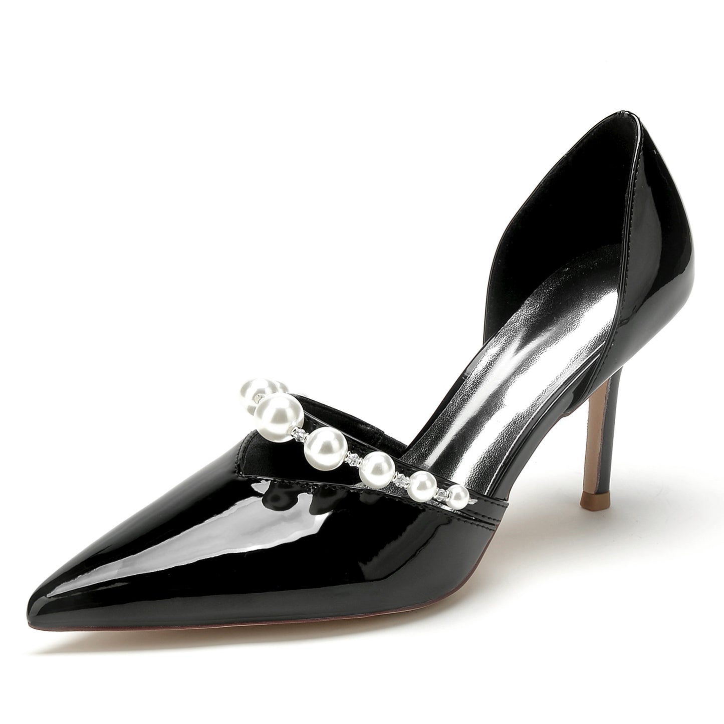 Stiletto Heel 8.5cm Patent Leather Shoes CK0178