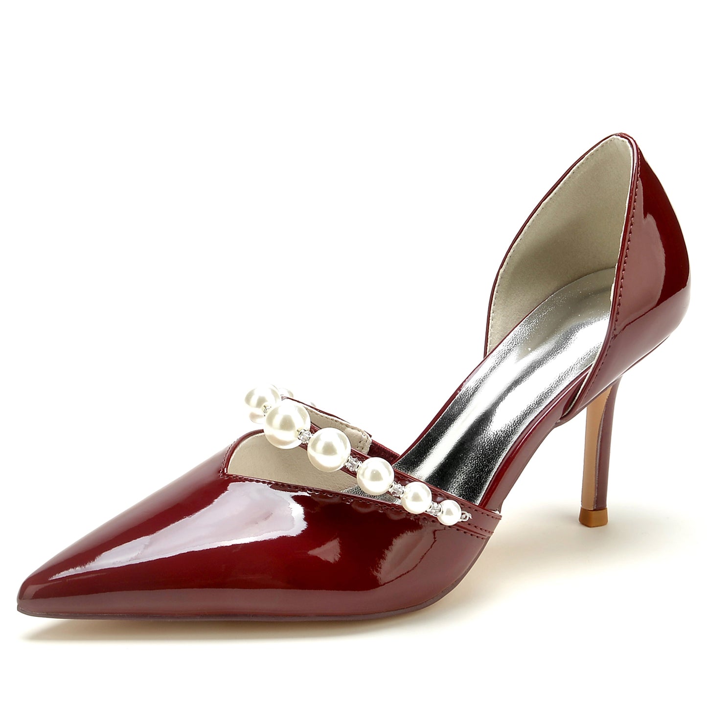 Stiletto Heel 8.5cm Patent Leather Shoes CK0178