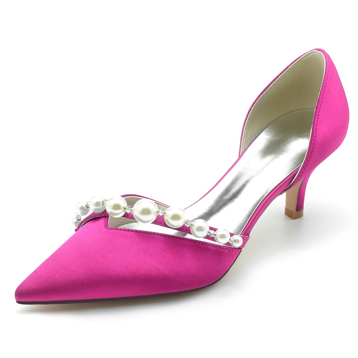 Stiletto Heel 6cm Silk-Like Shoes CK0214