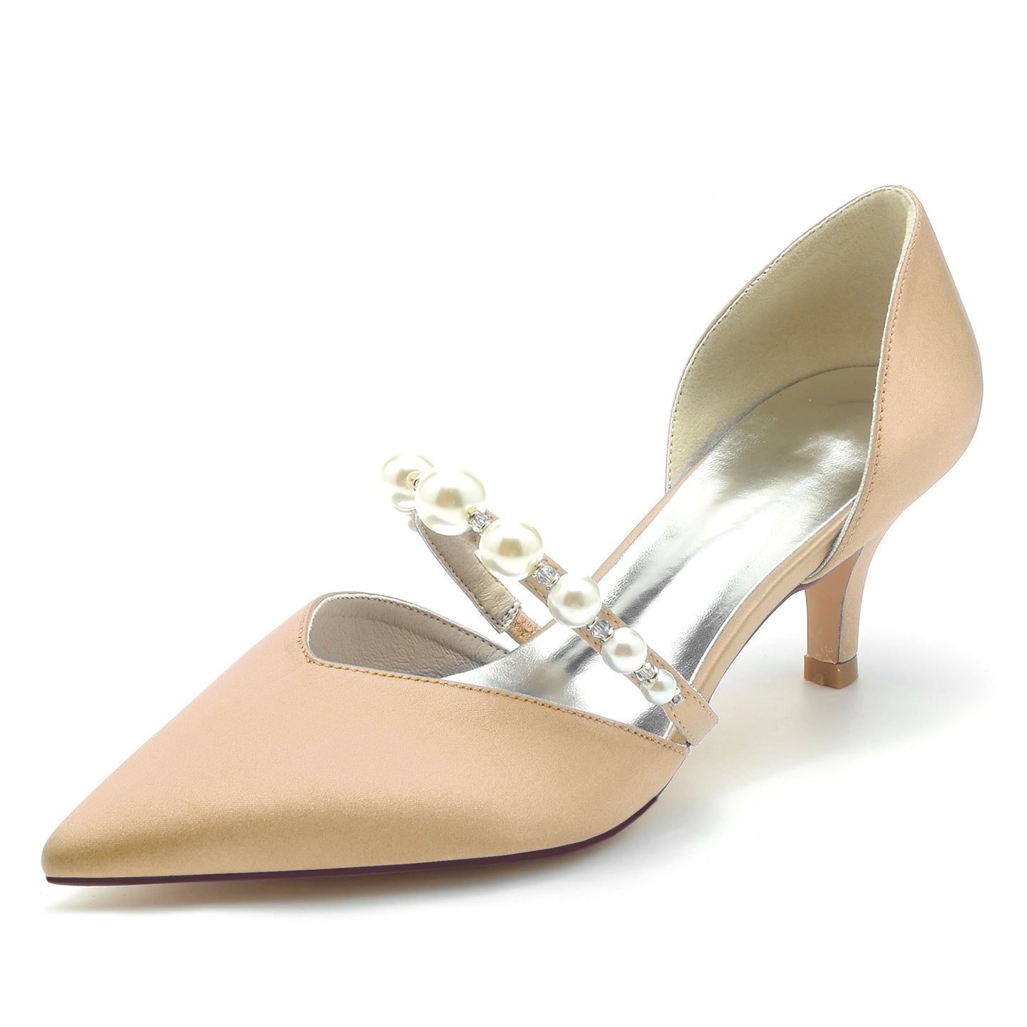 Stiletto Heel 6cm Silk-Like Shoes CK0215