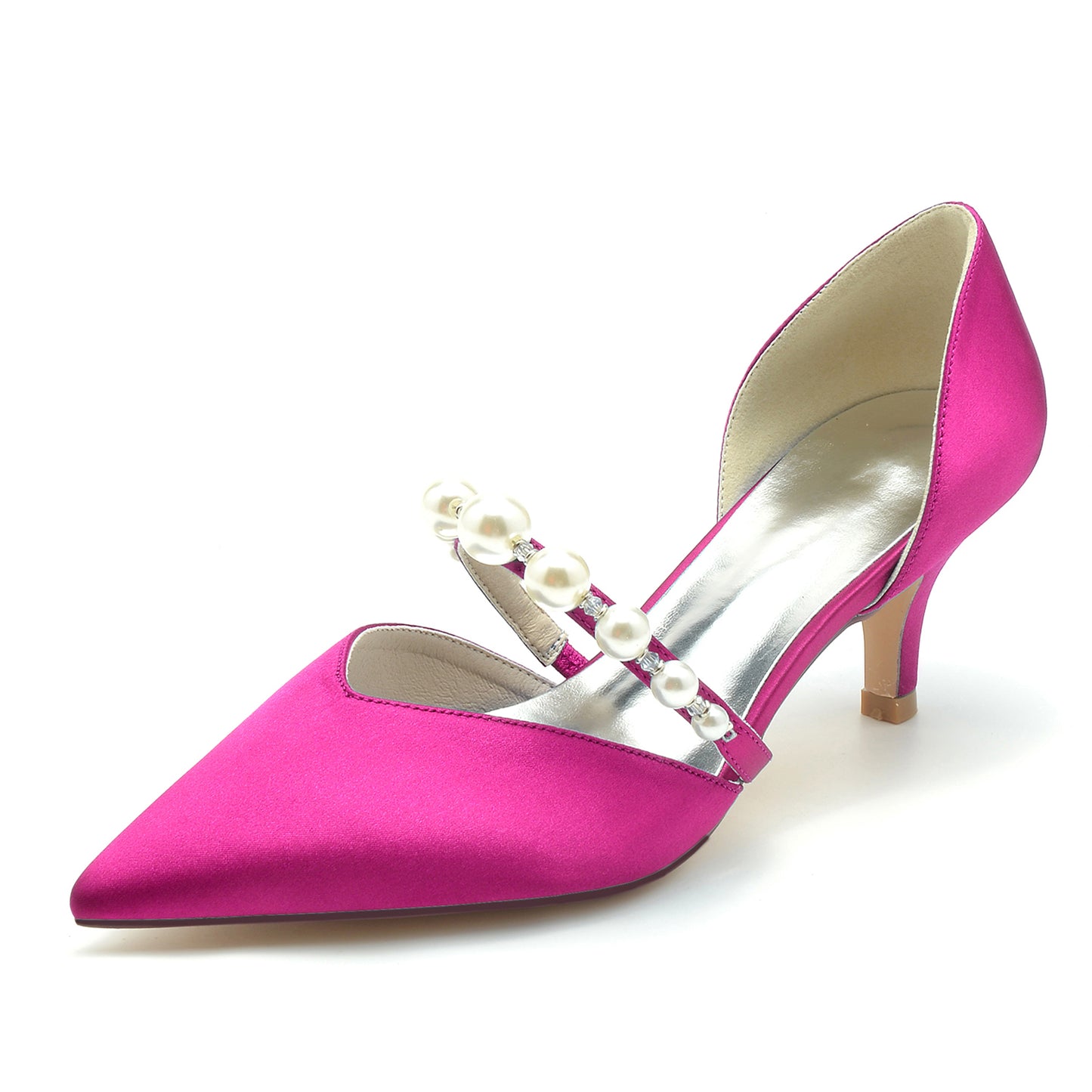 Stiletto Heel 6cm Silk-Like Shoes CK0215