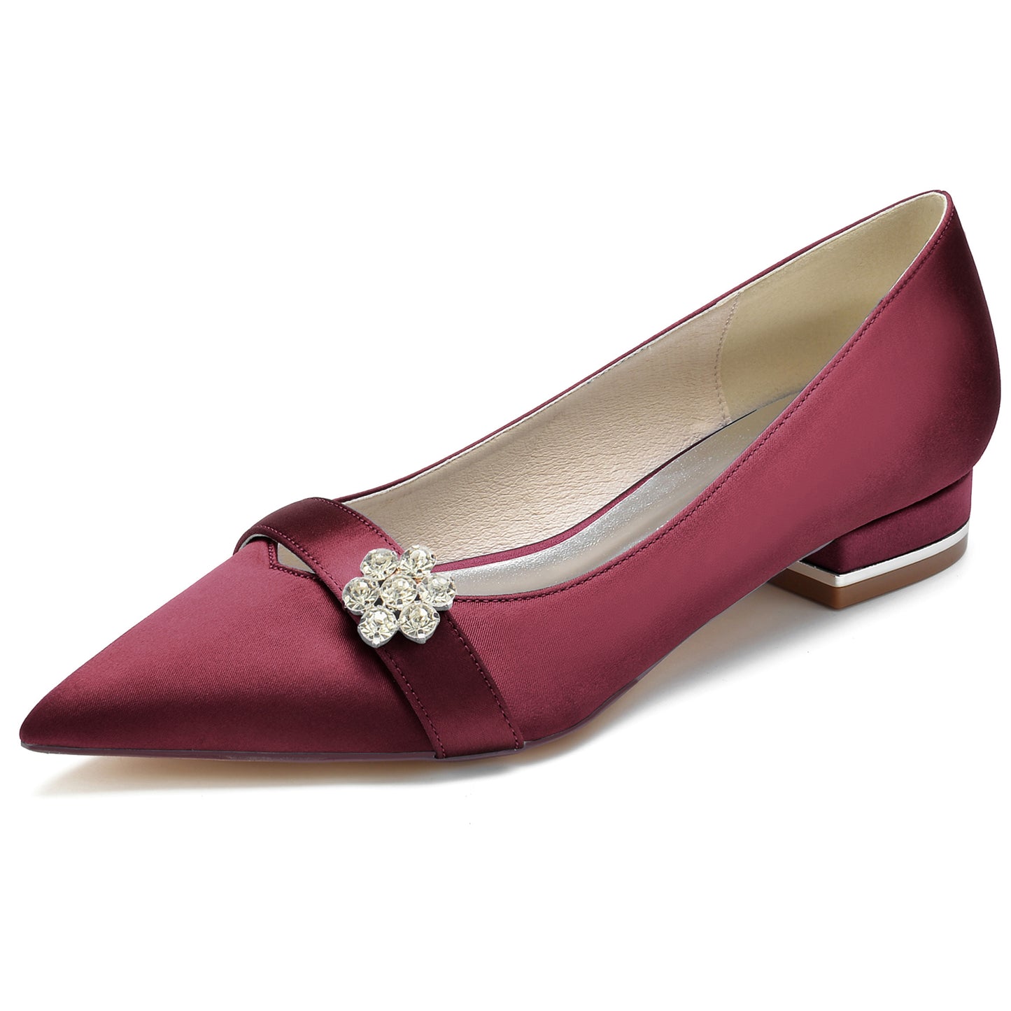 Flat Heel 2.5cm Silk-Like Shoes CK0247