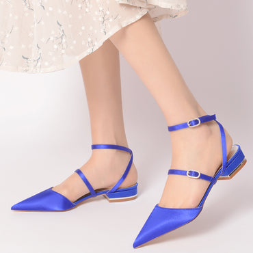 Flat Heel 2.5cm Silk-Like Shoes CK0249