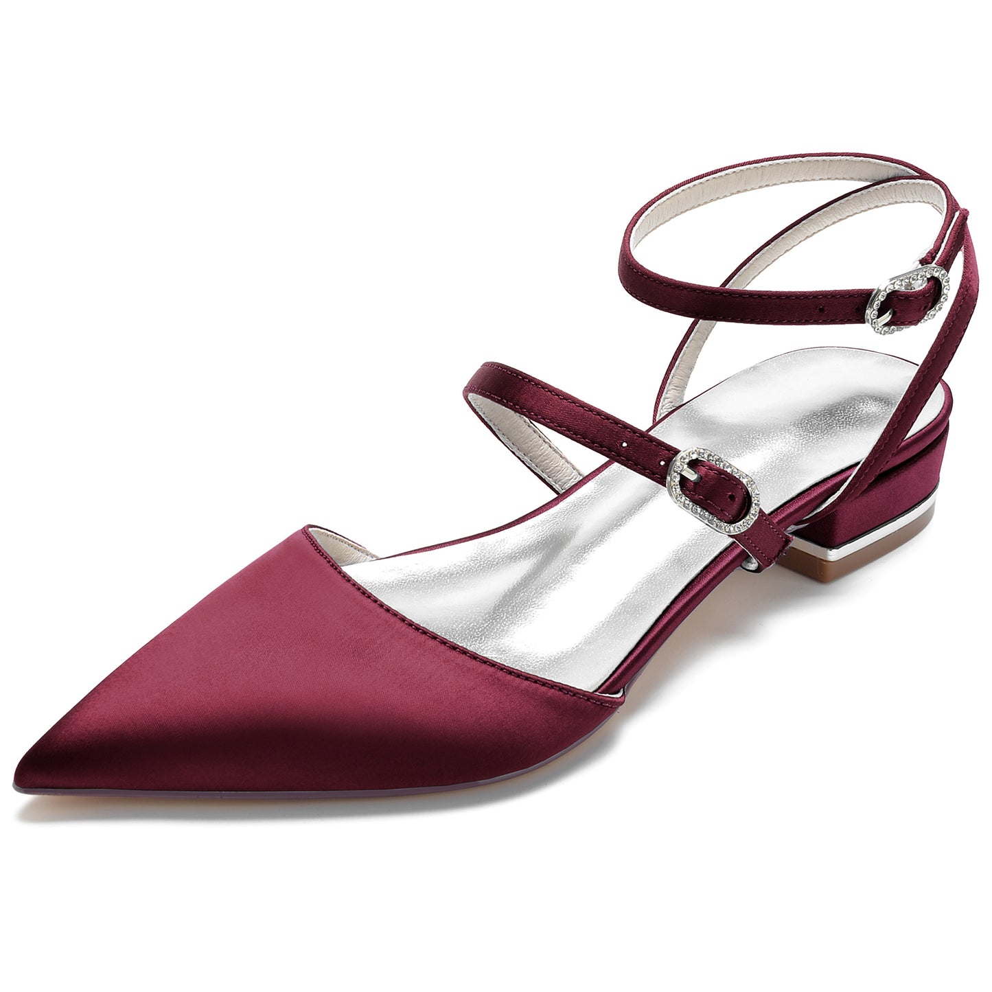 Flat Heel 2.5cm Silk-Like Shoes CK0249