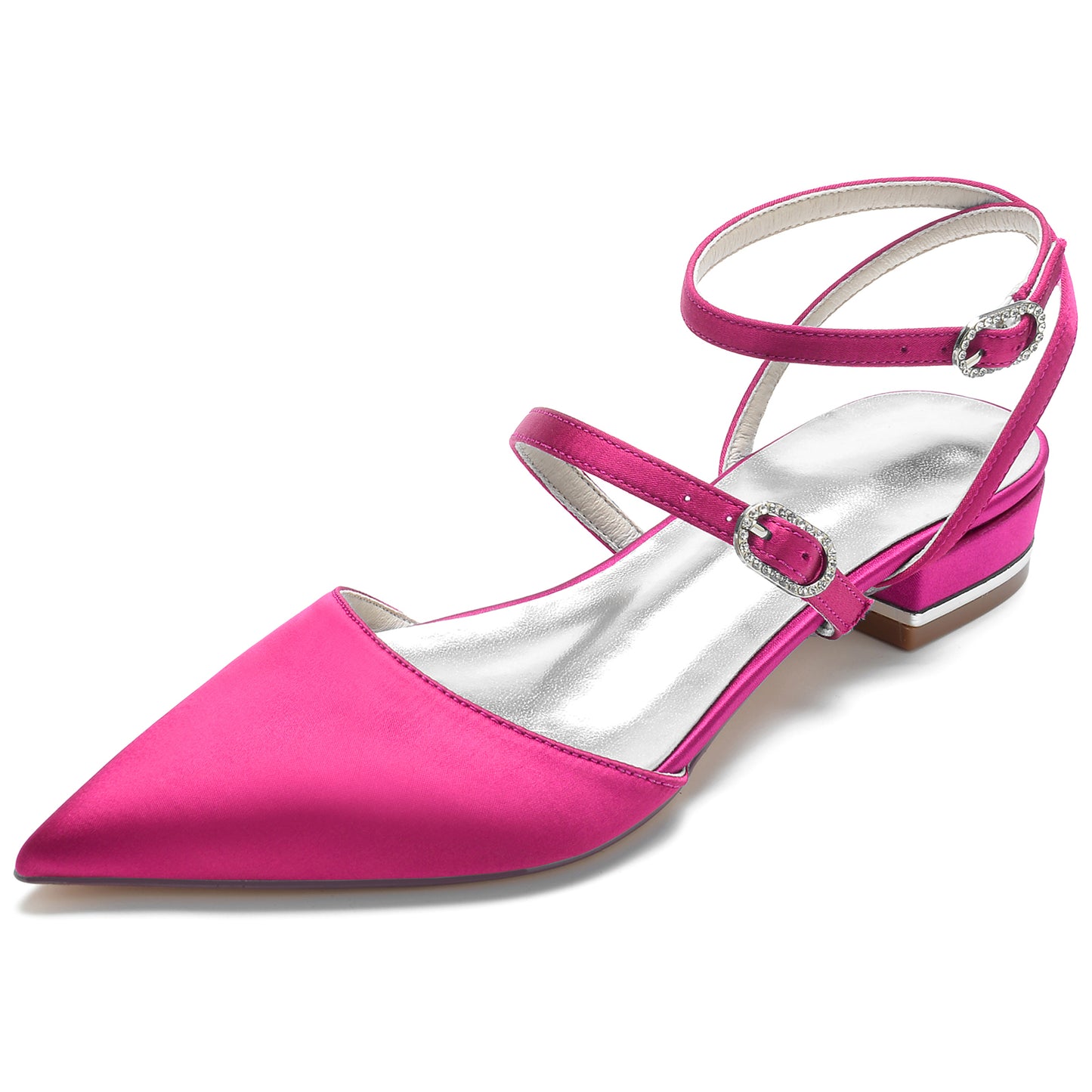 Flat Heel 2.5cm Silk-Like Shoes CK0249