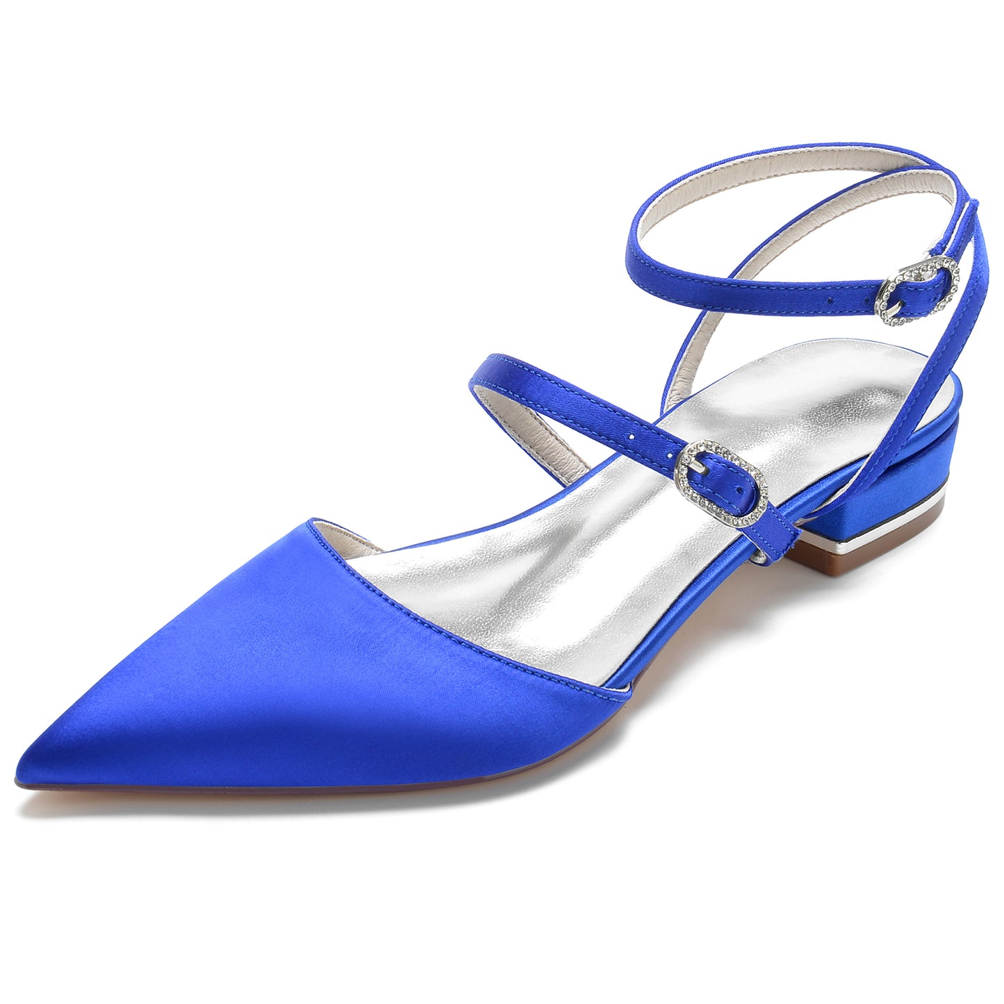 Flat Heel 2.5cm Silk-Like Shoes CK0249