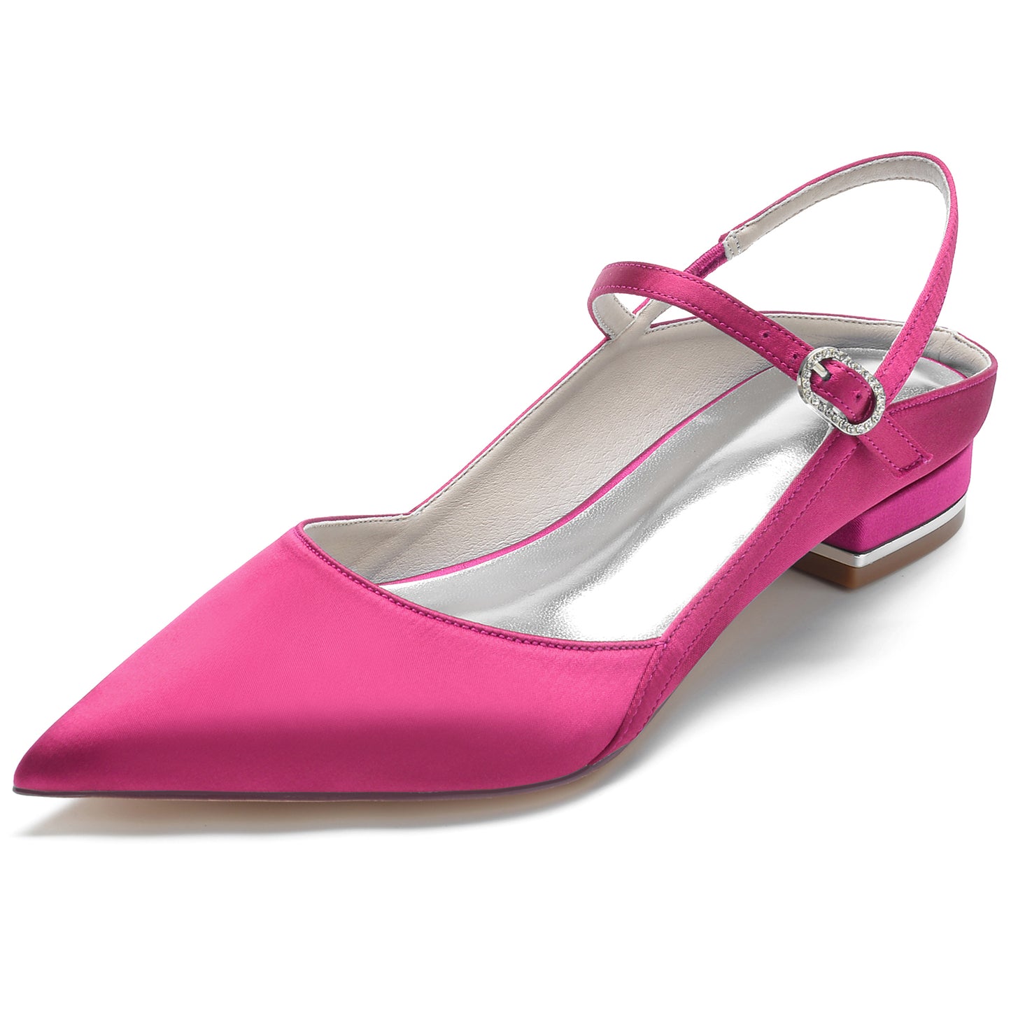 Flat Heel 2.5cm Silk-Like Shoes CK0250