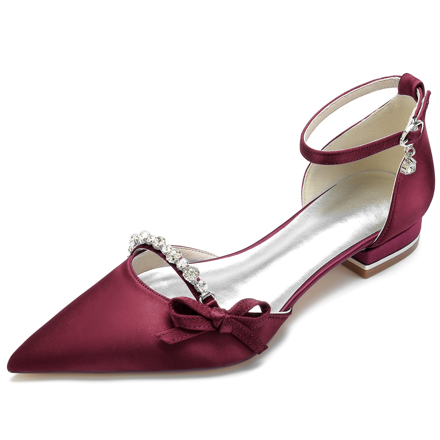 Flat Heel 2.5cm Silk-Like Shoes CK0251