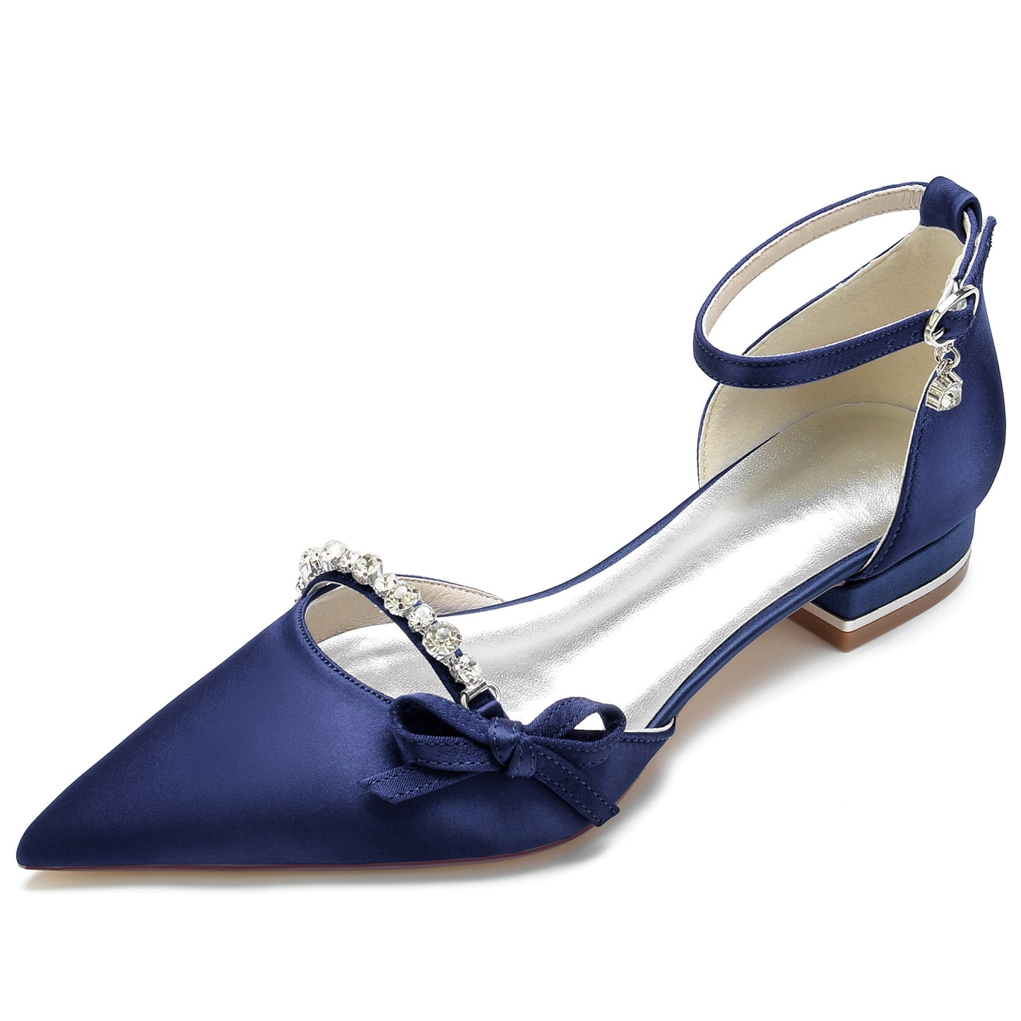 Flat Heel 2.5cm Silk-Like Shoes CK0251