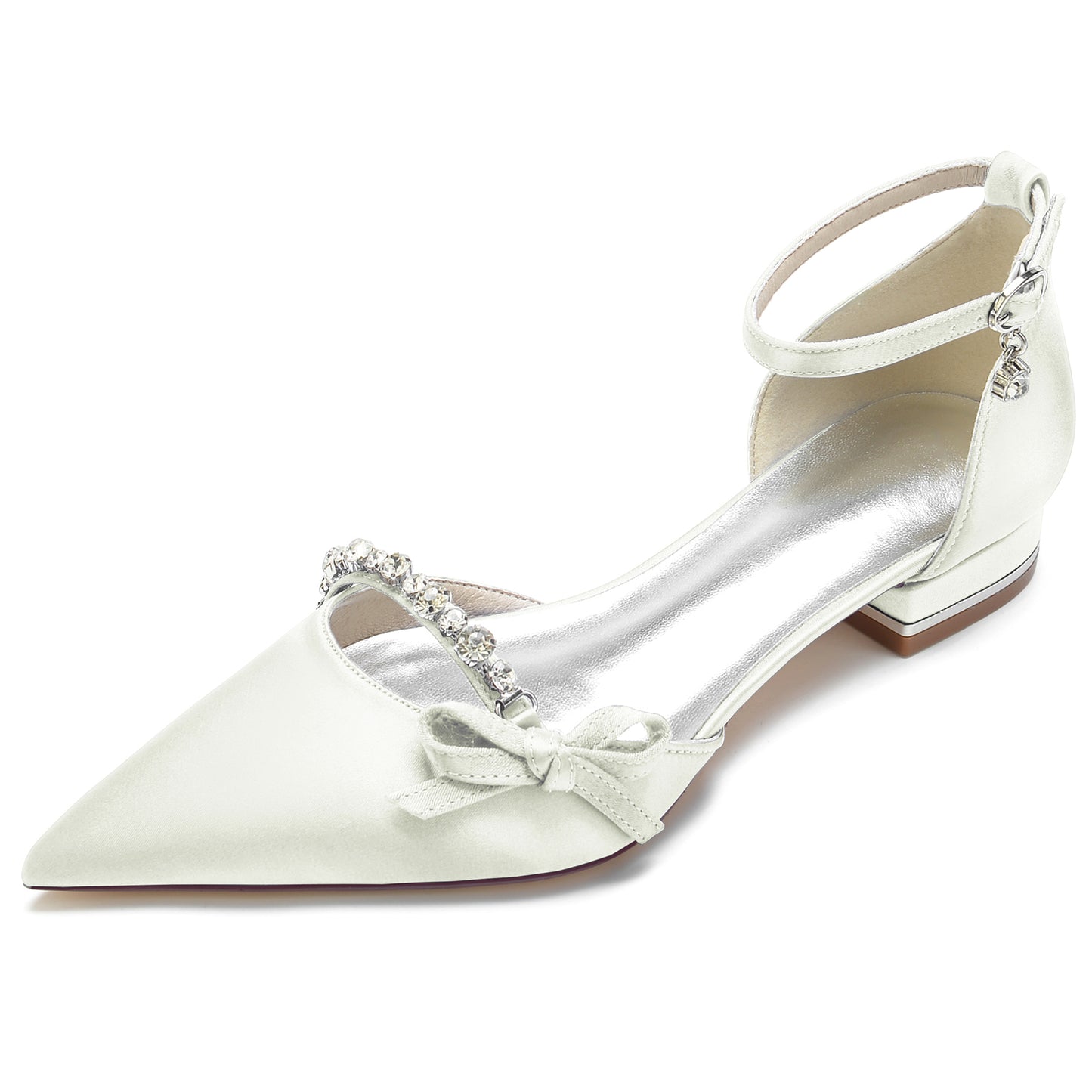 Flat Heel 2.5cm Silk-Like Shoes CK0251