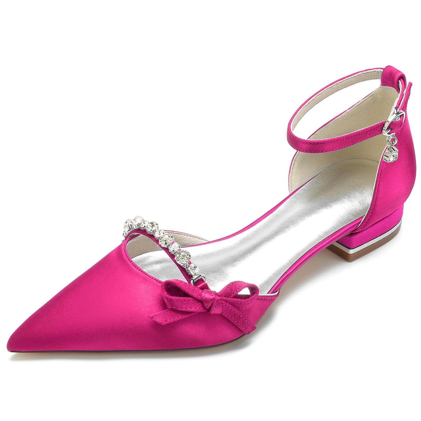 Flat Heel 2.5cm Silk-Like Shoes CK0251