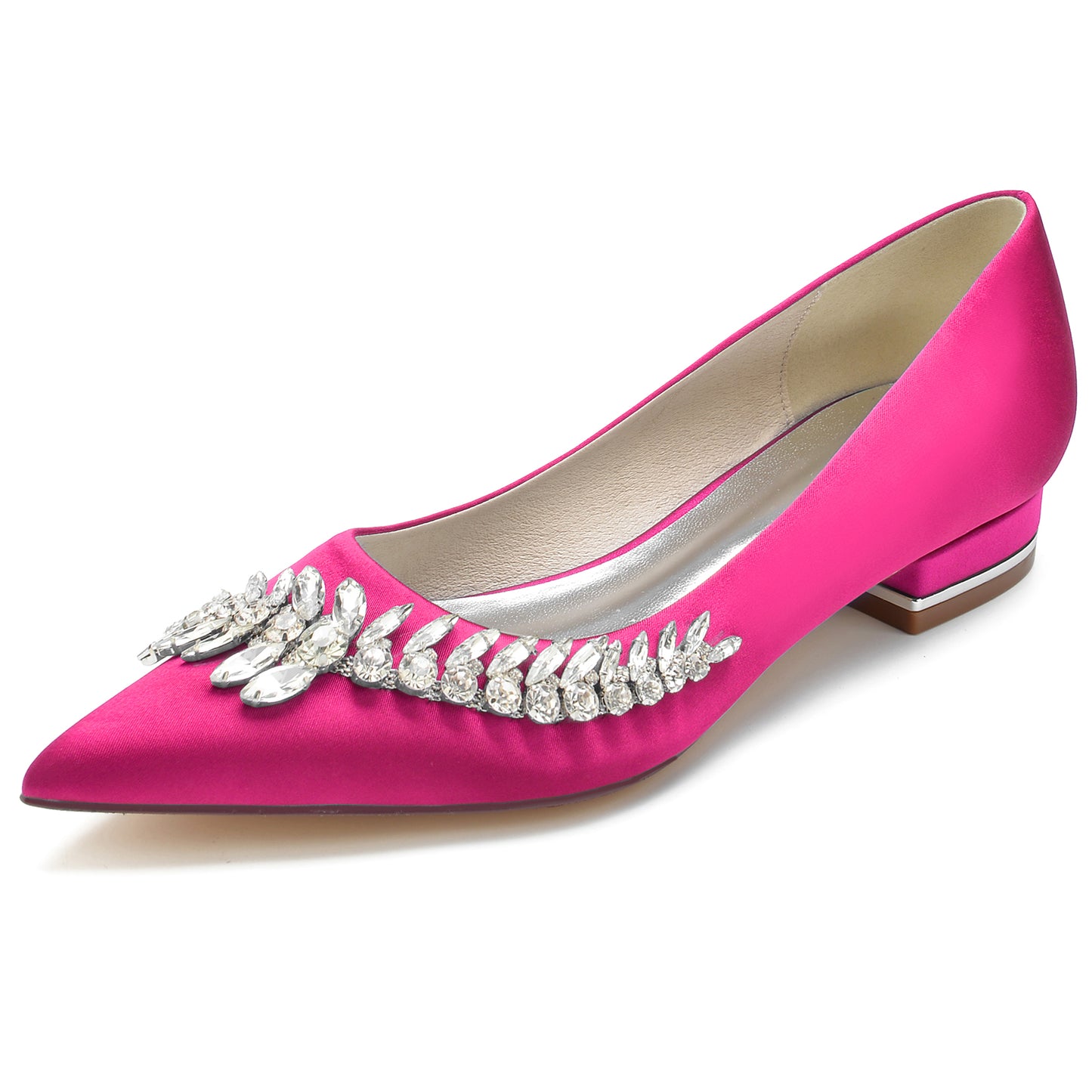 Flat Heel 2.5cm Silk-Like Shoes CK0253