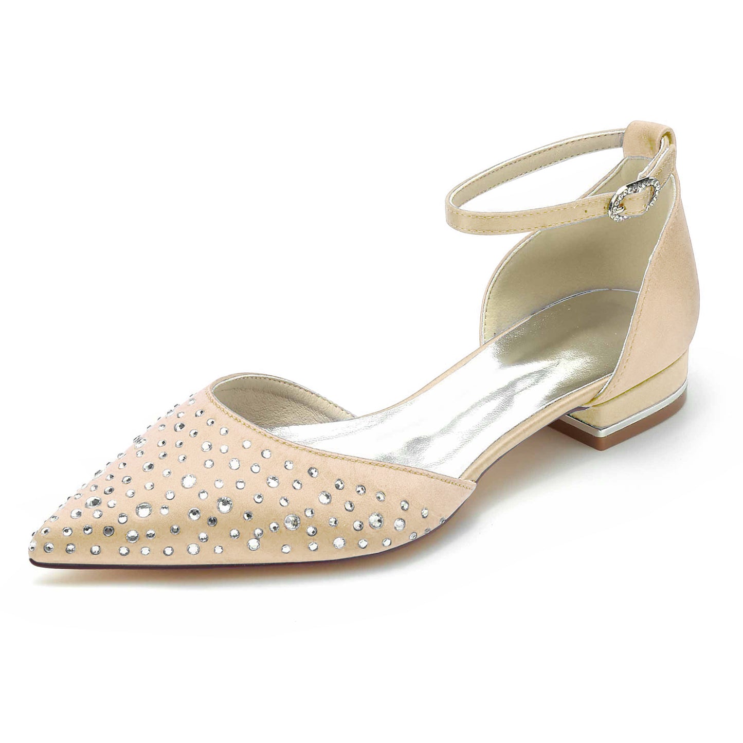 Flat Heel 2.5cm Silk-Like Shoes CK0259