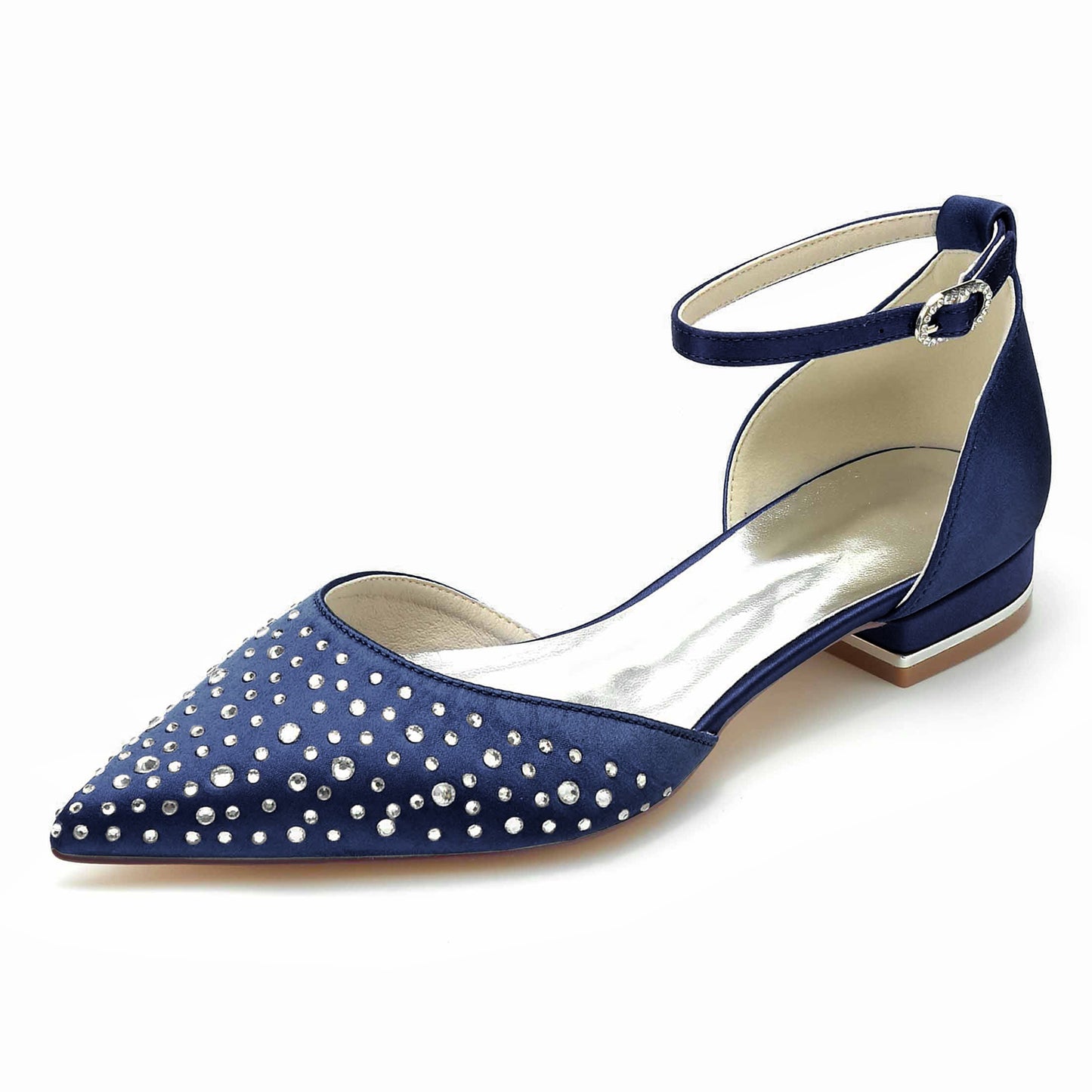 Flat Heel 2.5cm Silk-Like Shoes CK0259