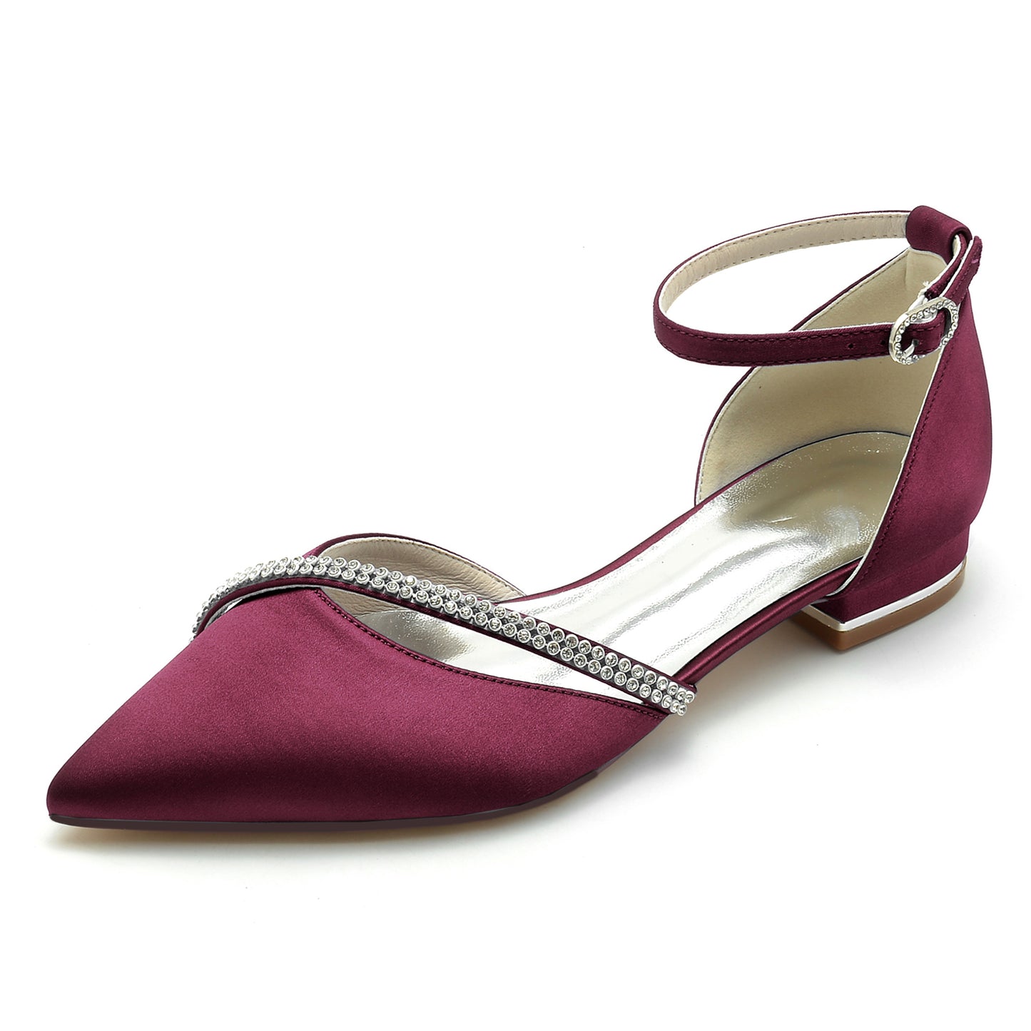 Flat Heel 2.5cm Silk-Like Shoes CK0260