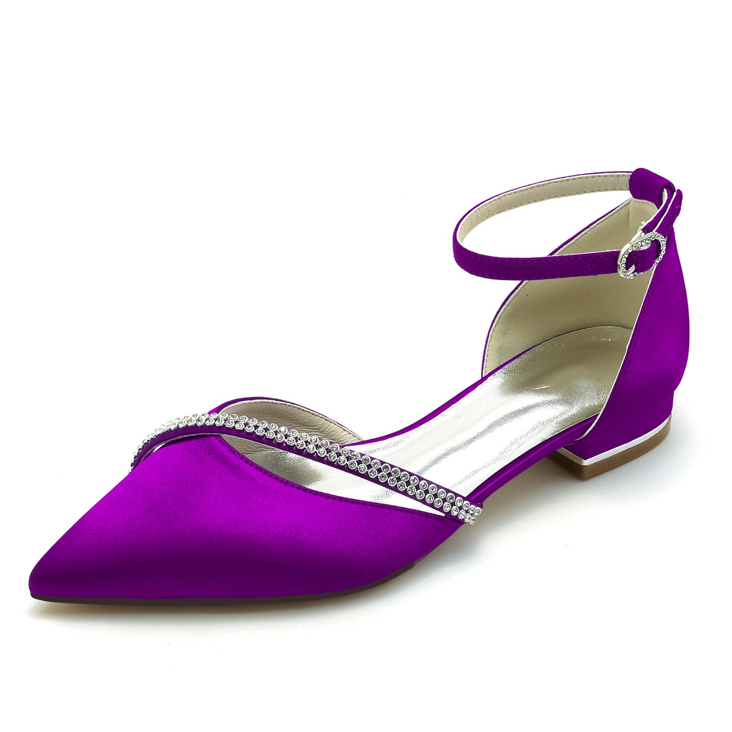 Flat Heel 2.5cm Silk-Like Shoes CK0260