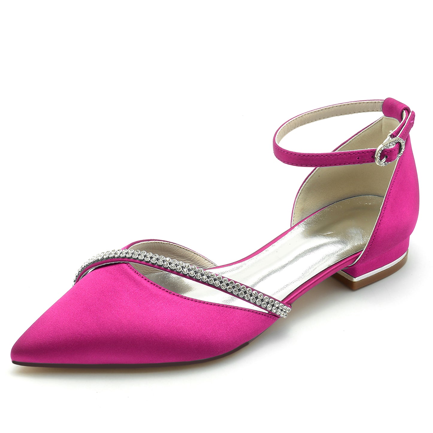 Flat Heel 2.5cm Silk-Like Shoes CK0260