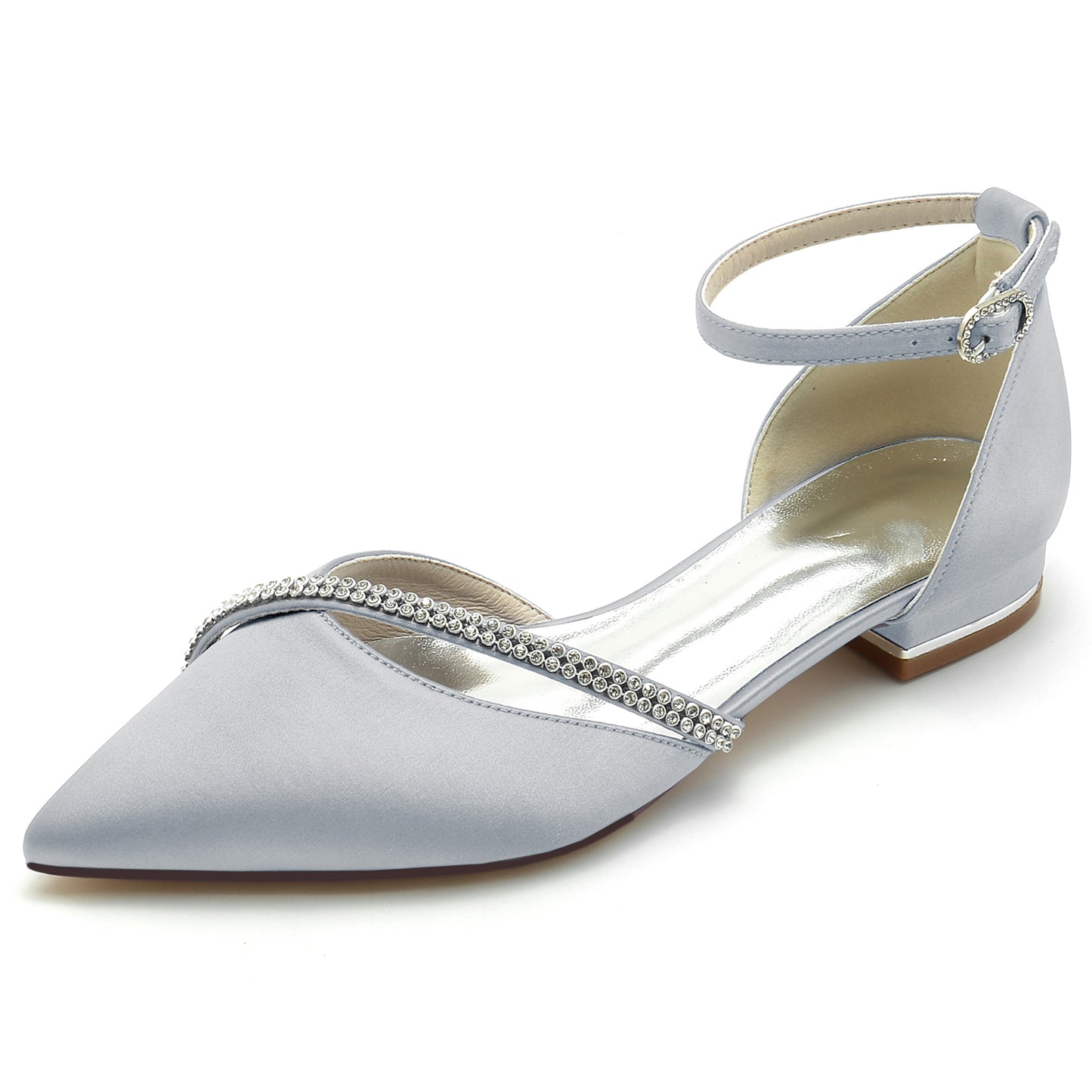 Flat Heel 2.5cm Silk-Like Shoes CK0260