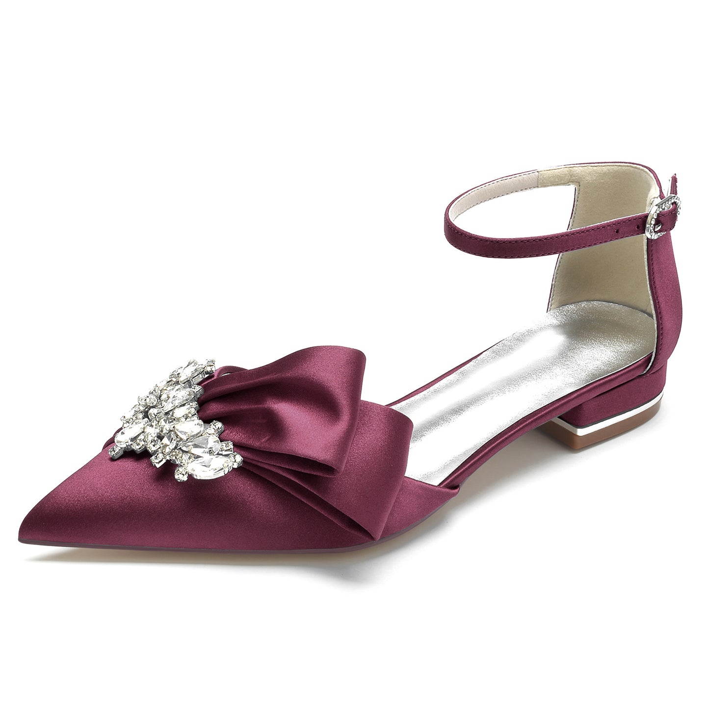 Flat Heel 2.5cm Silk-Like Shoes CK0261