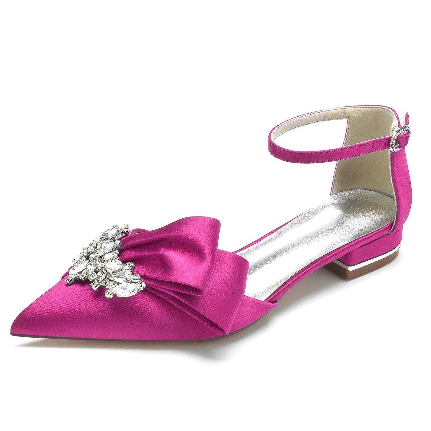 Flat Heel 2.5cm Silk-Like Shoes CK0261