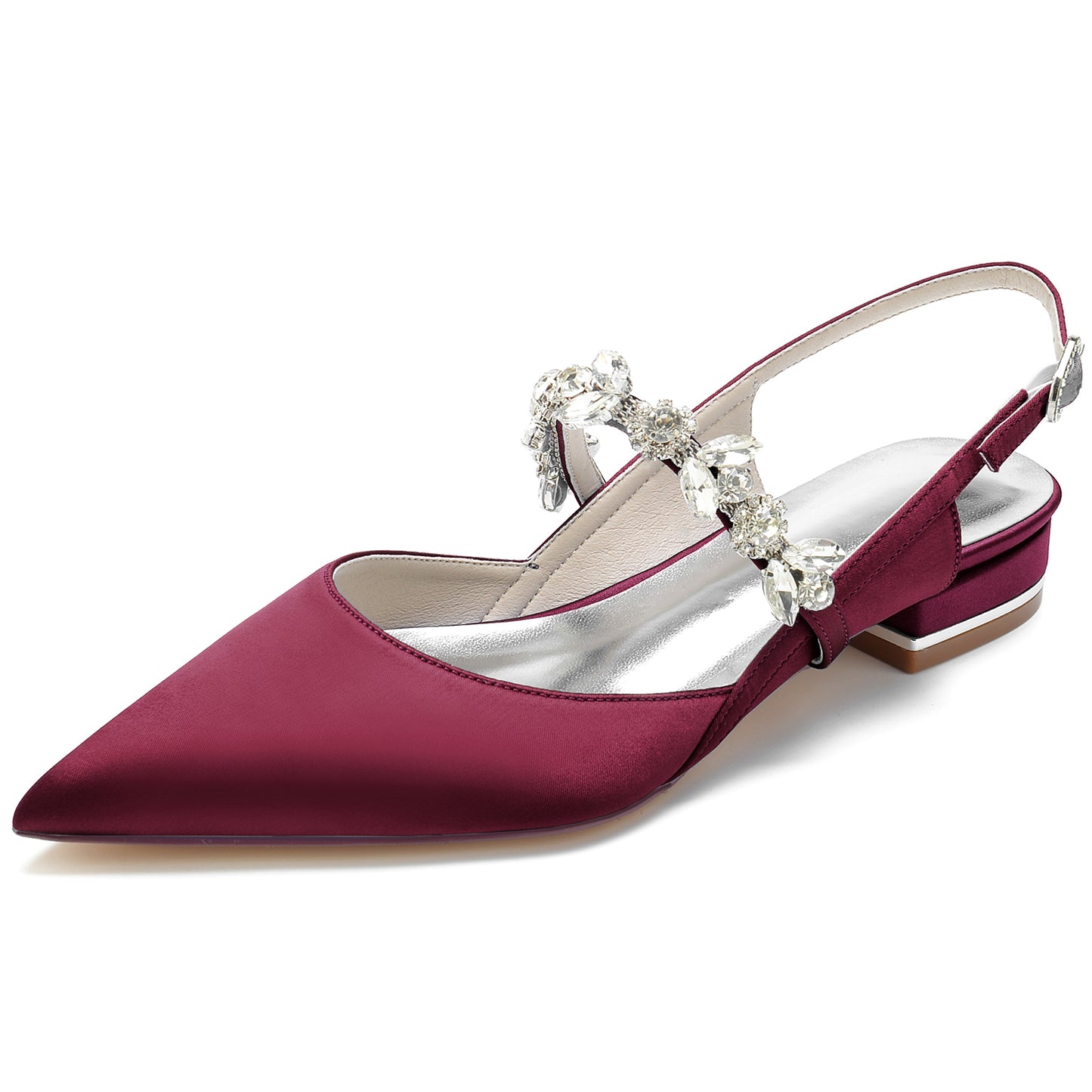 Flat Heel 2.5cm Silk-Like Shoes CK0262