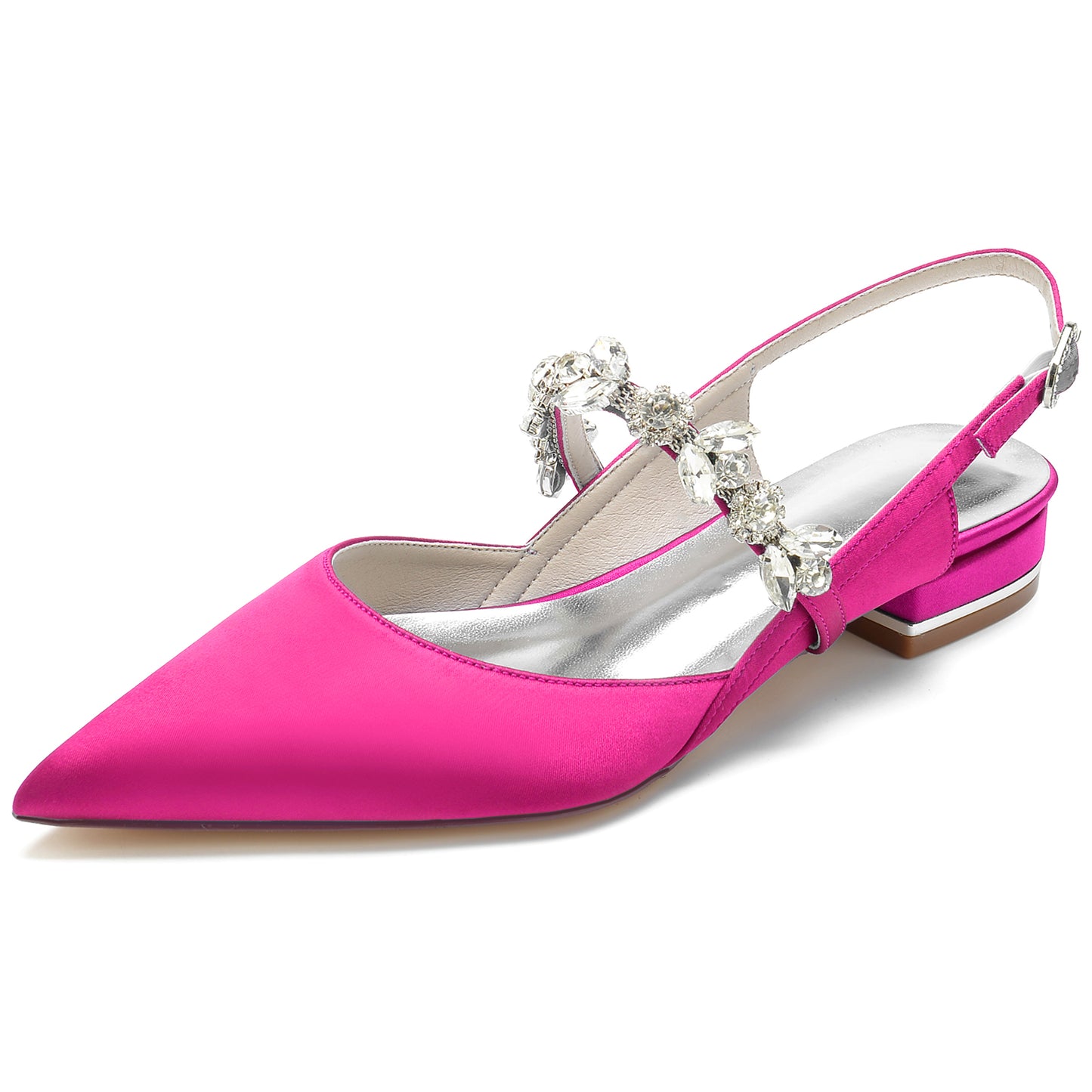 Flat Heel 2.5cm Silk-Like Shoes CK0262