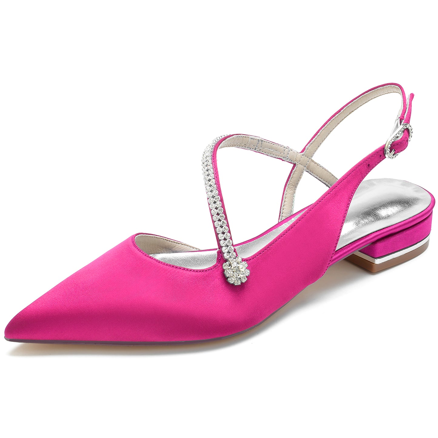 Flat Heel 2.5cm Silk-Like Shoes CK0263