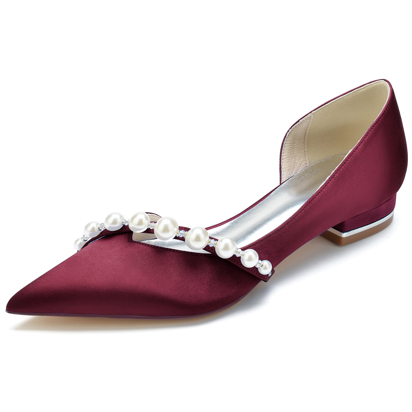 Flat Heel 2.5cm Silk-Like Shoes CK0264