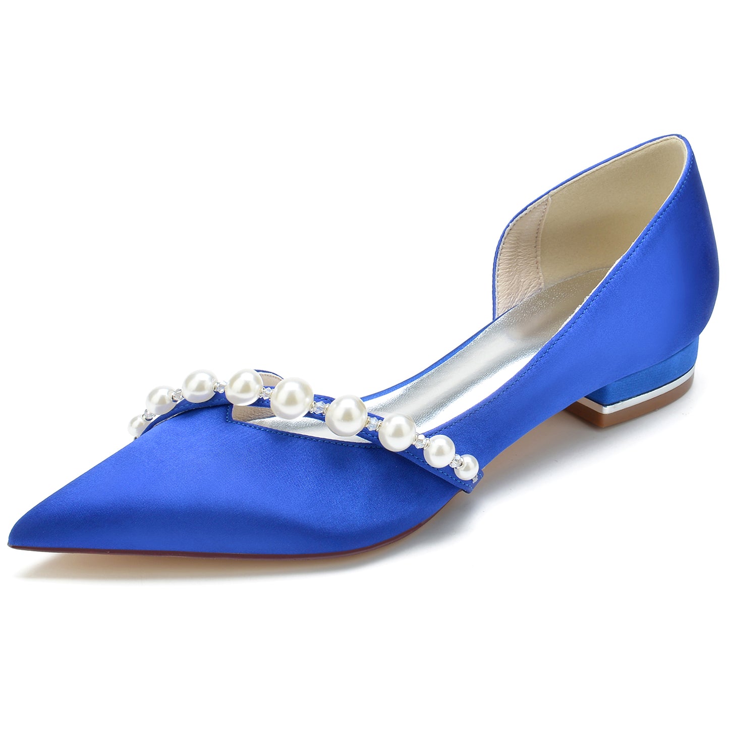 Flat Heel 2.5cm Silk-Like Shoes CK0264