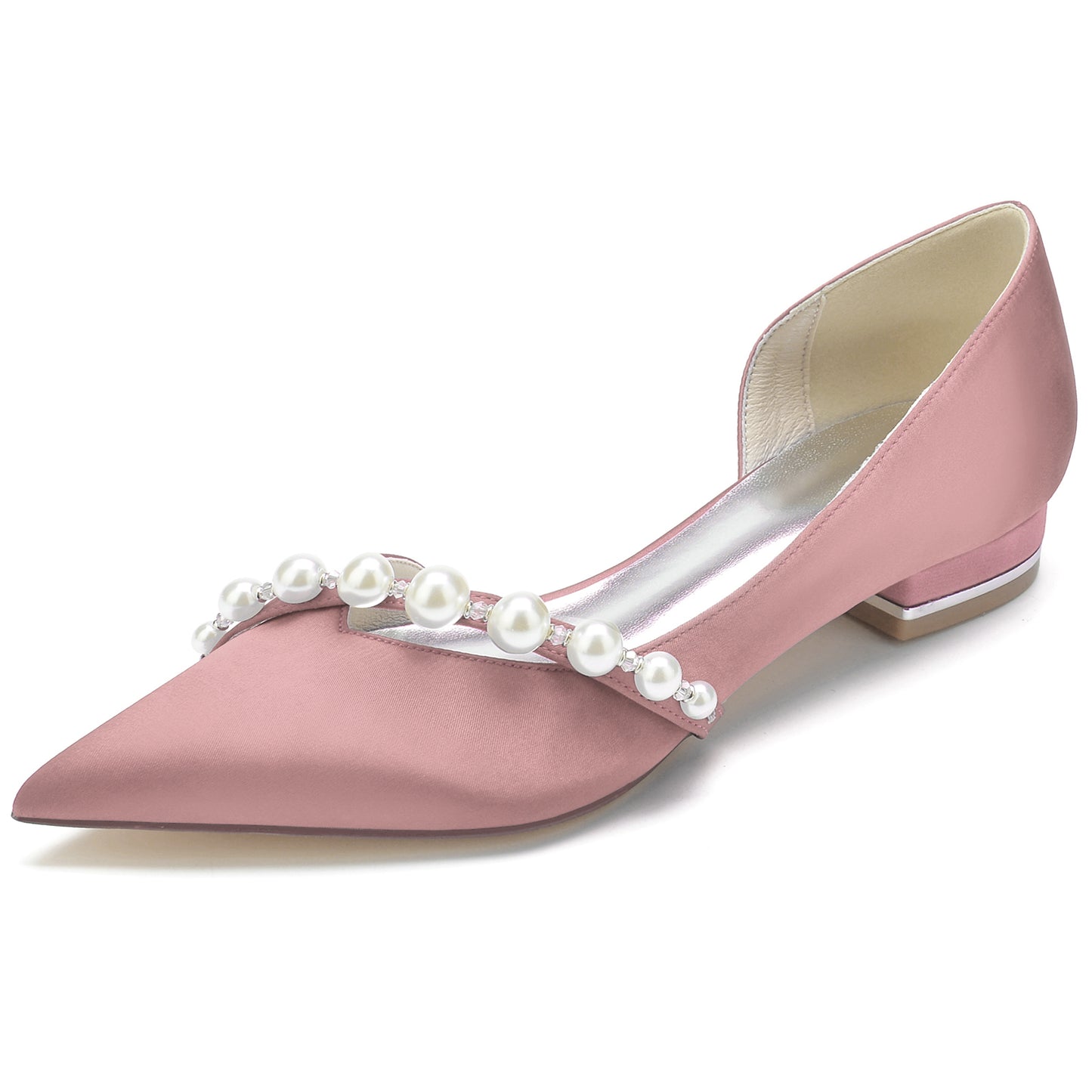 Flat Heel 2.5cm Silk-Like Shoes CK0264