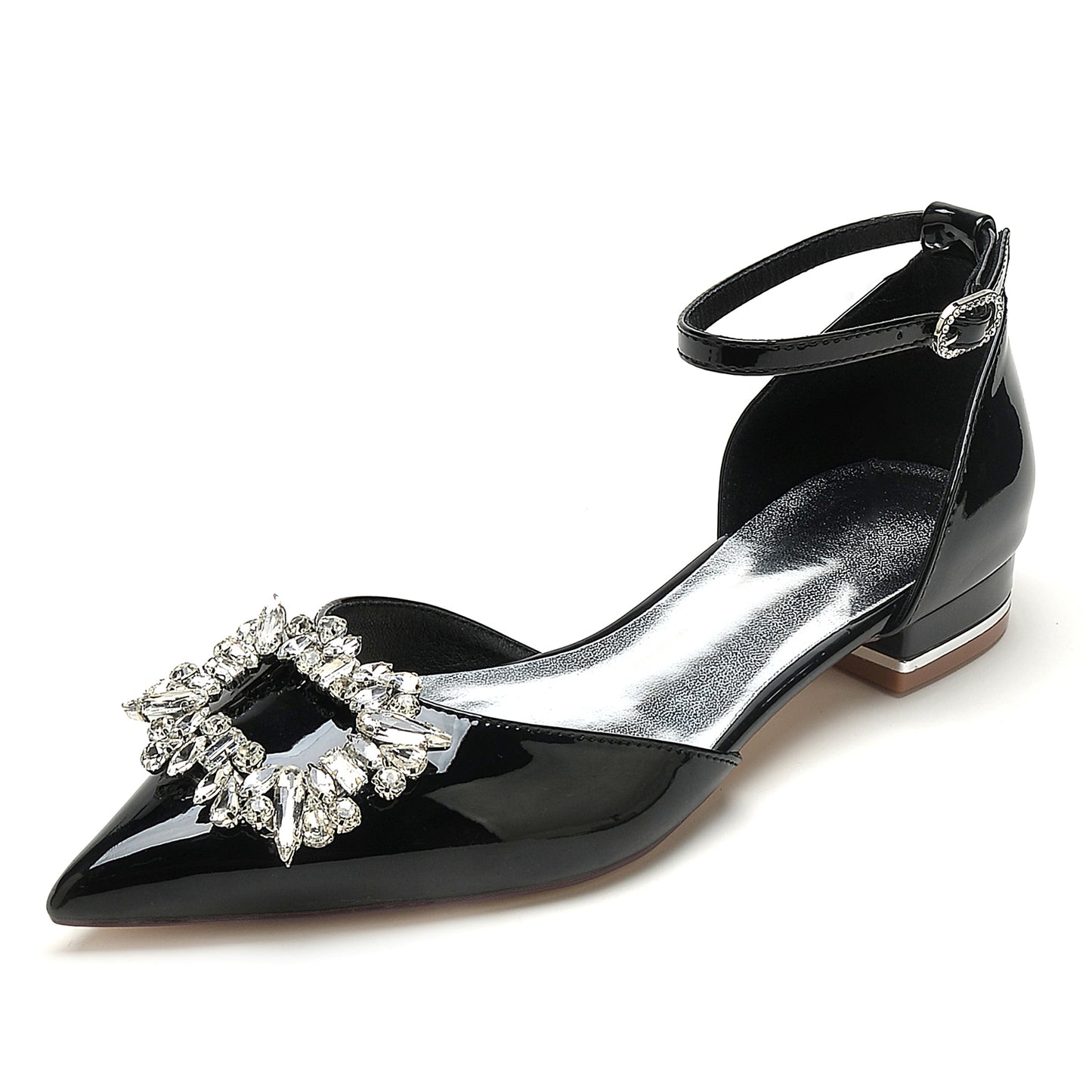 Flat Heel 2.5cm Patent Leather Shoes CK0266