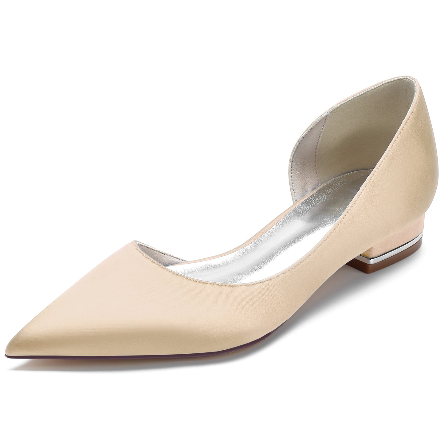 Flat Heel 2.5cm Silk-Like Shoes CK0267