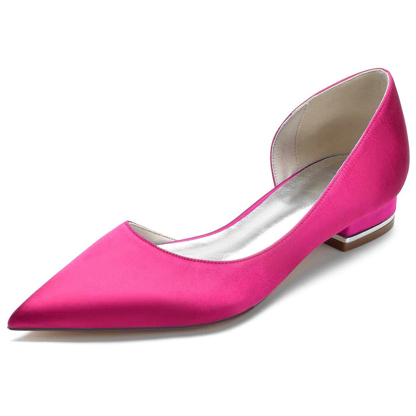 Flat Heel 2.5cm Silk-Like Shoes CK0267