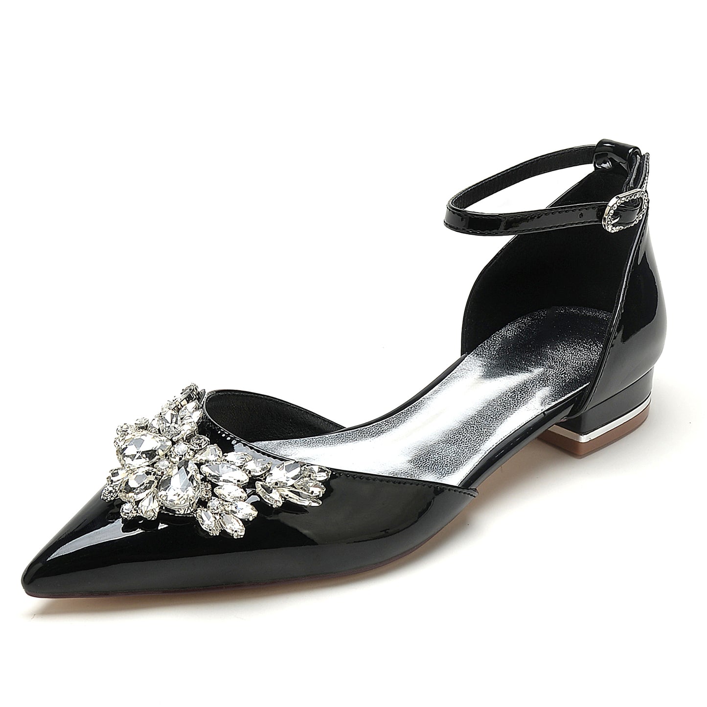 Flat Heel 2.5cm Patent Leather Shoes CK0269