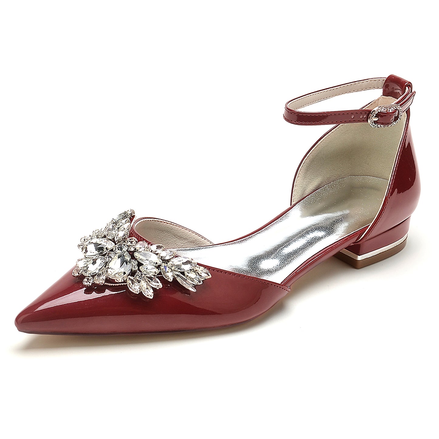 Flat Heel 2.5cm Patent Leather Shoes CK0269