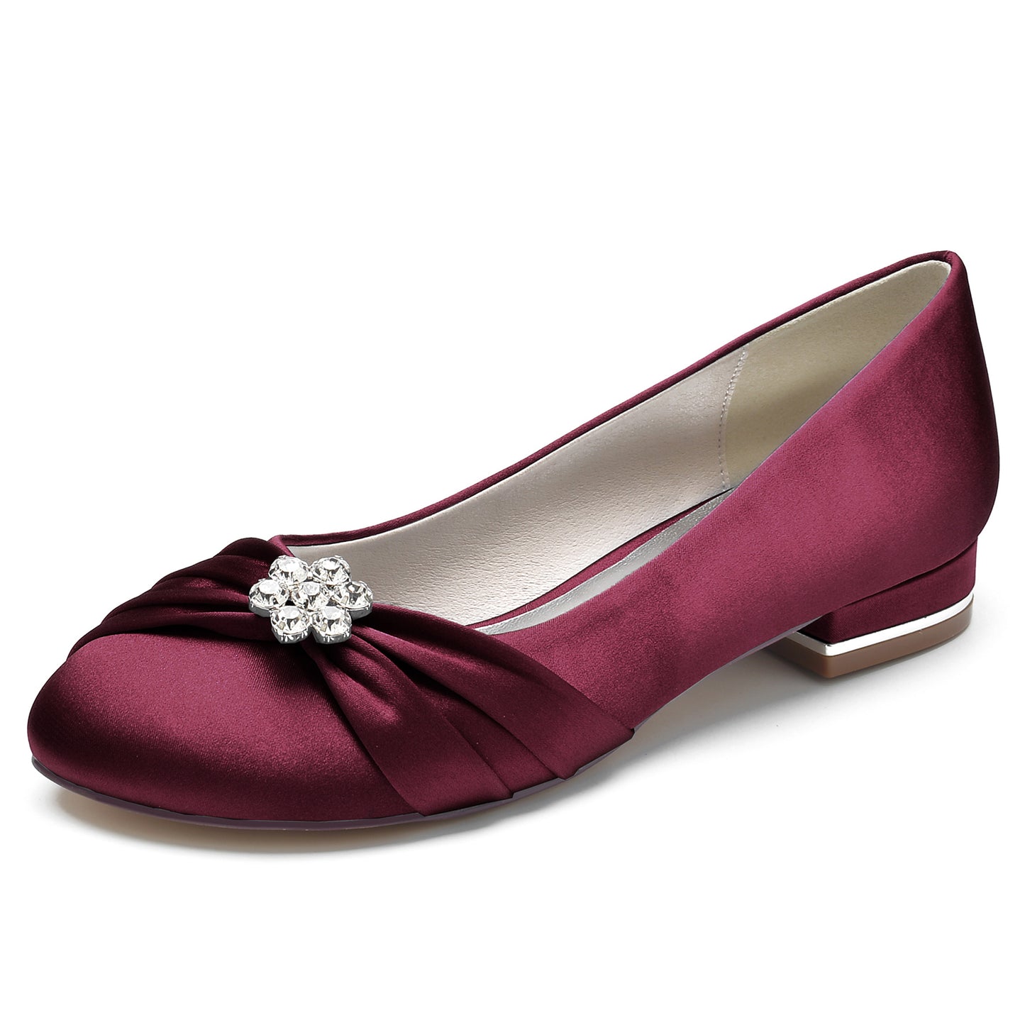 Flat Heel 2.5cm Silk-Like Shoes CK0287