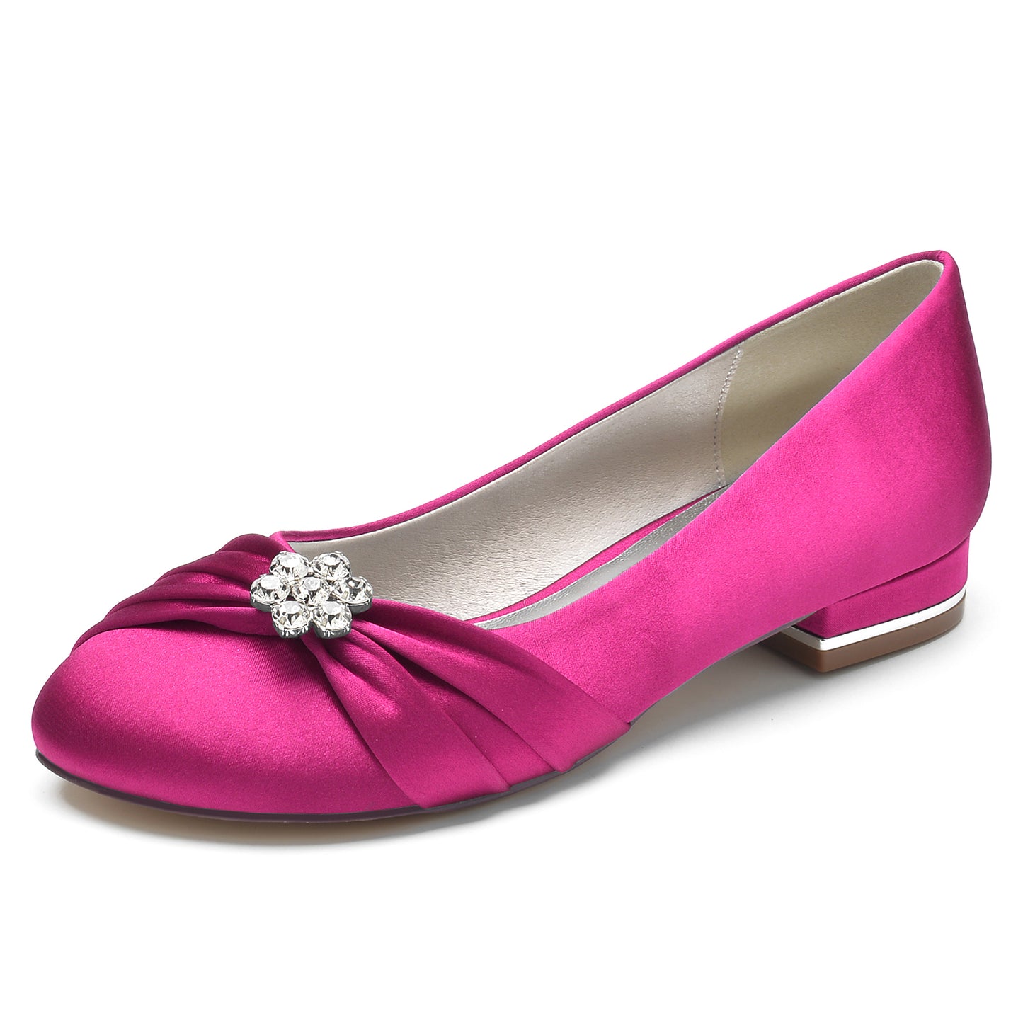 Flat Heel 2.5cm Silk-Like Shoes CK0287