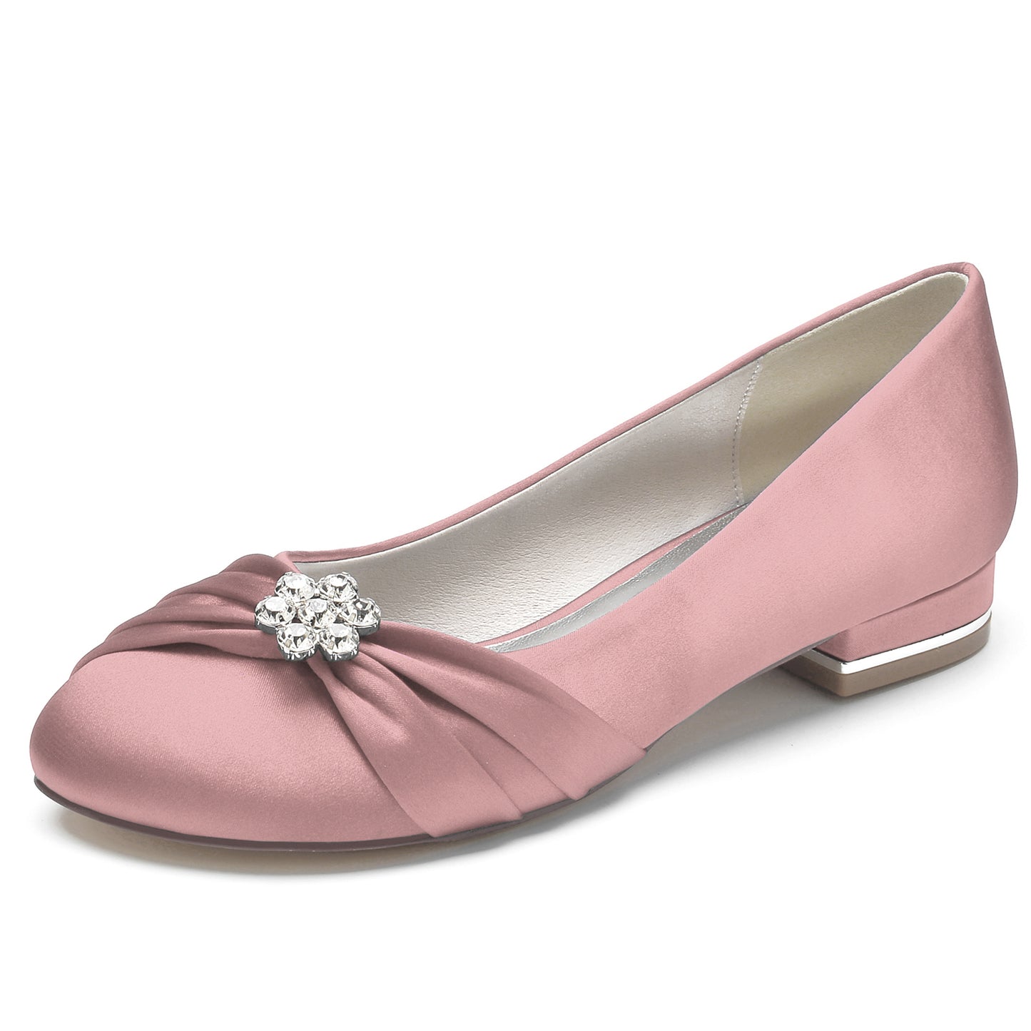 Flat Heel 2.5cm Silk-Like Shoes CK0287