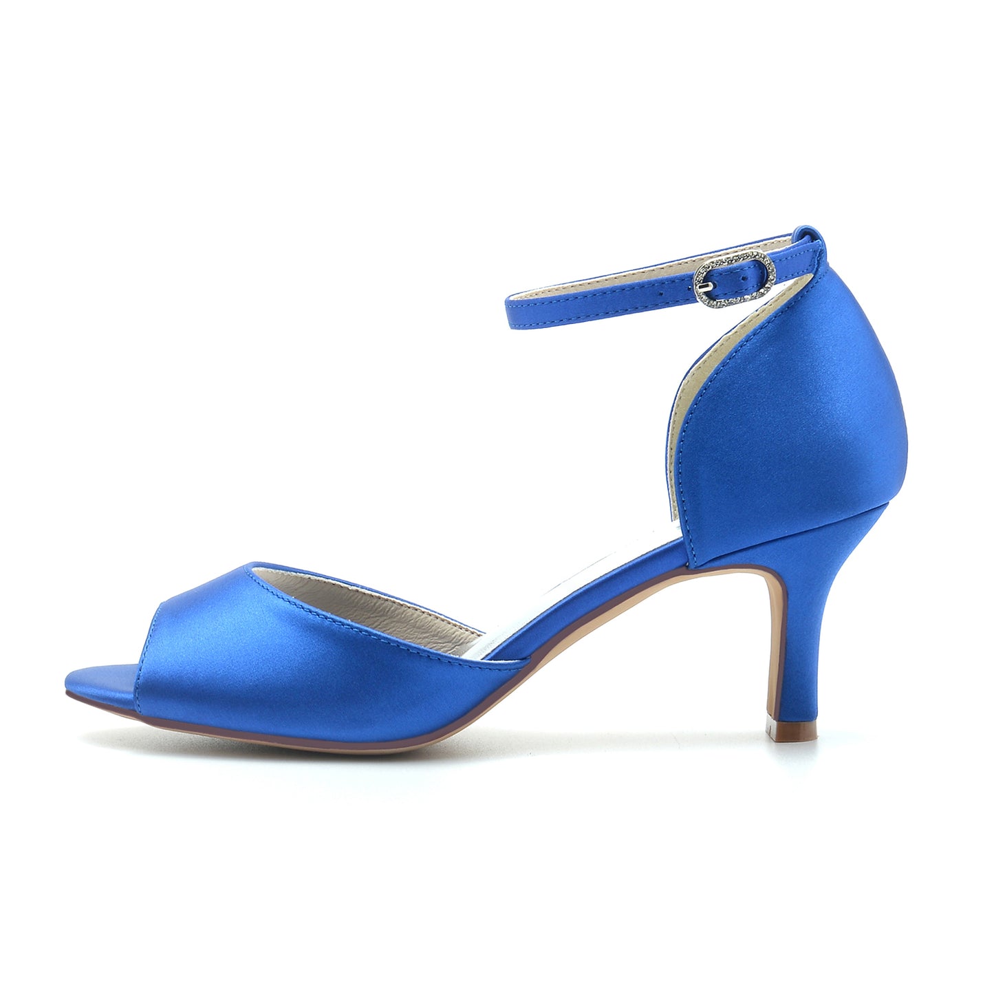 Blue Satin Heels   CK0305