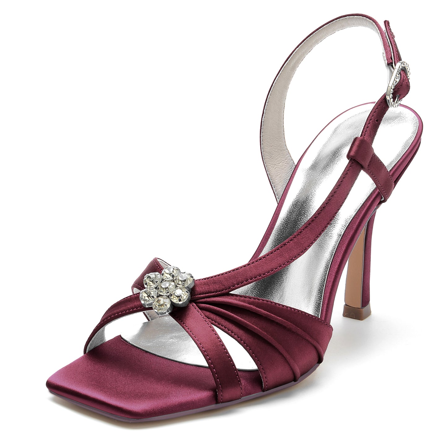 Stiletto Heel 9.5cm Silk-Like Shoes CK0343