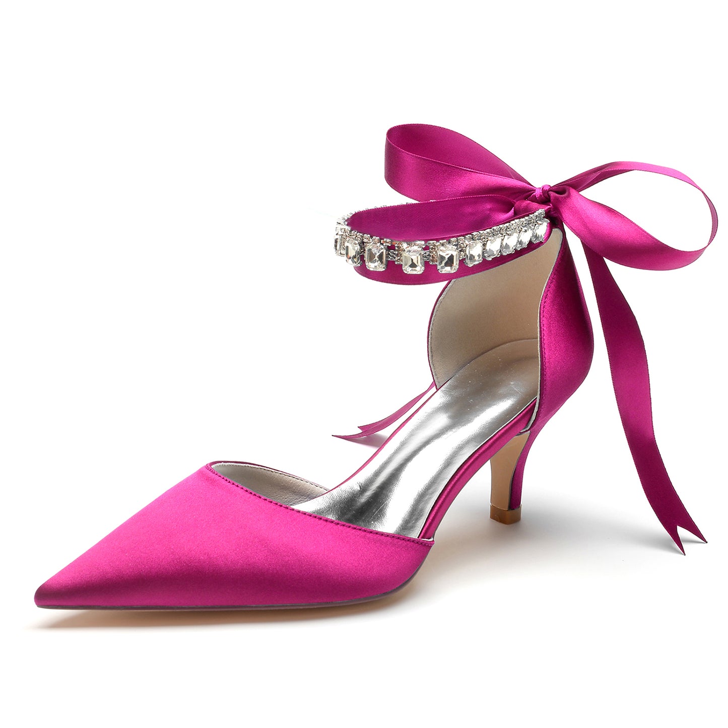 Stiletto Heel 6cm Silk-Like Shoes CK0357