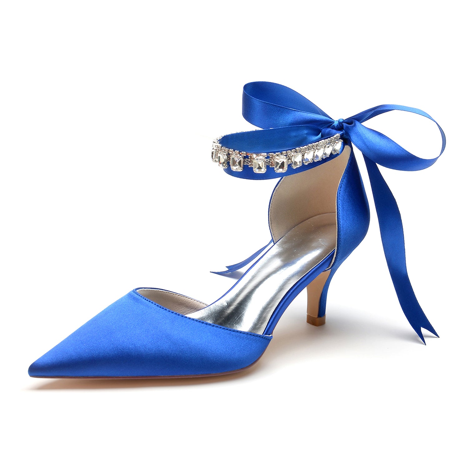 Stiletto Heel 6cm Silk-Like Shoes CK0357