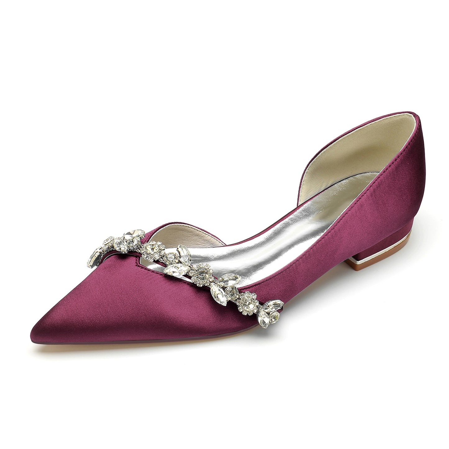 Flat Heel 2.5cm Silk-Like Shoes CK0361