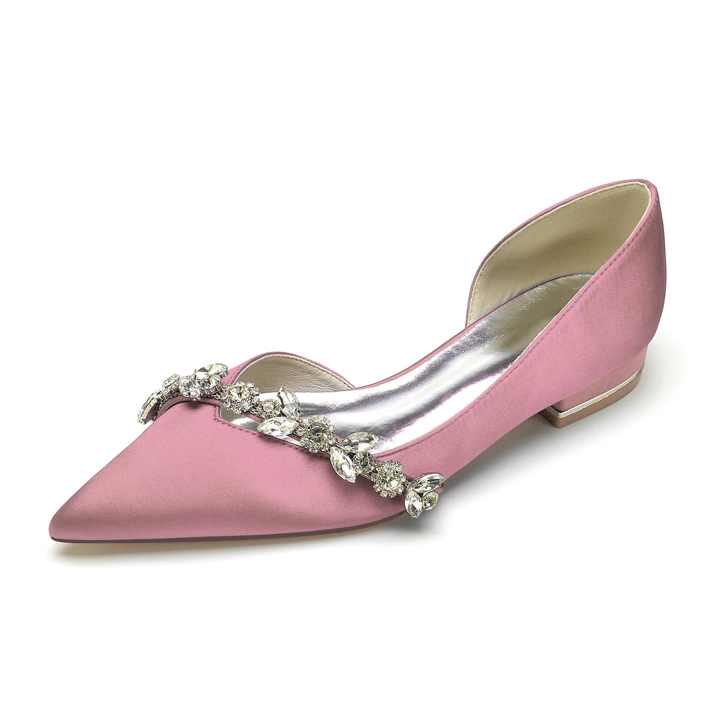 Flat Heel 2.5cm Silk-Like Shoes CK0361