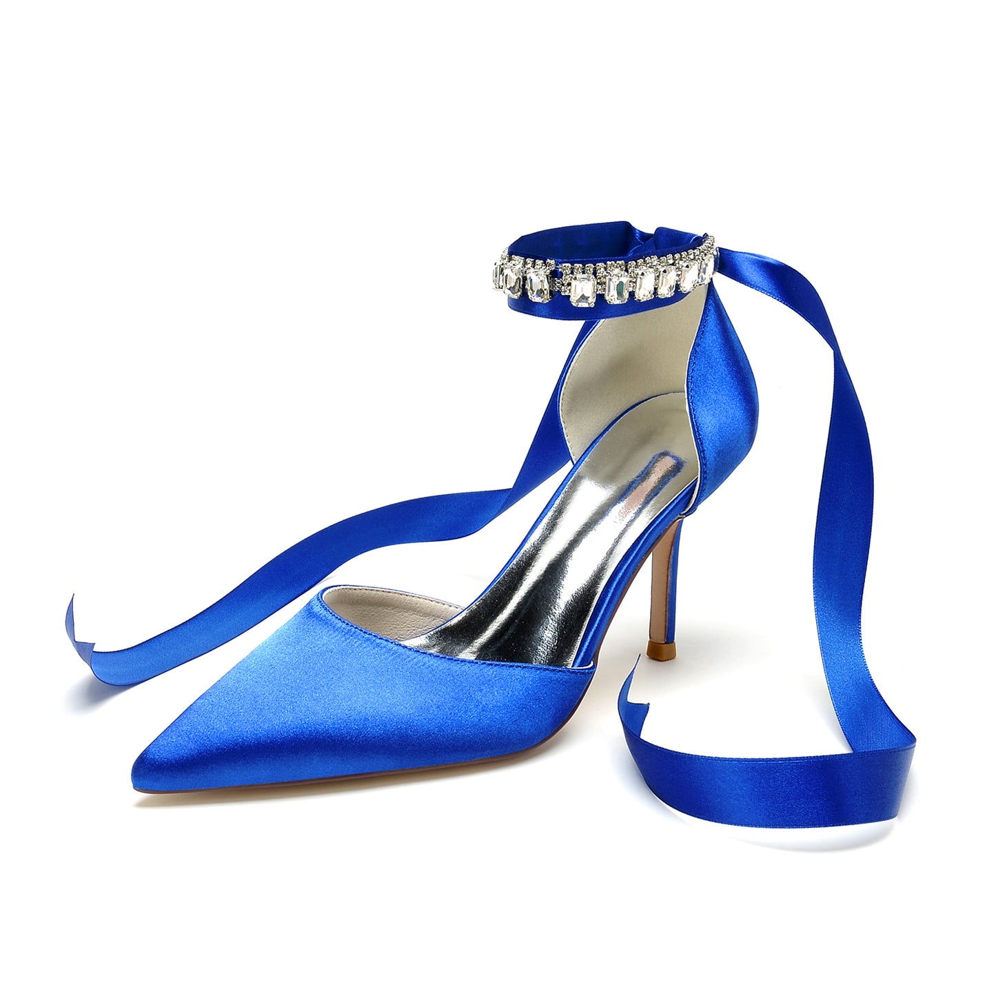 Stiletto Heel 8.5cm Silk-Like Shoes CK0377