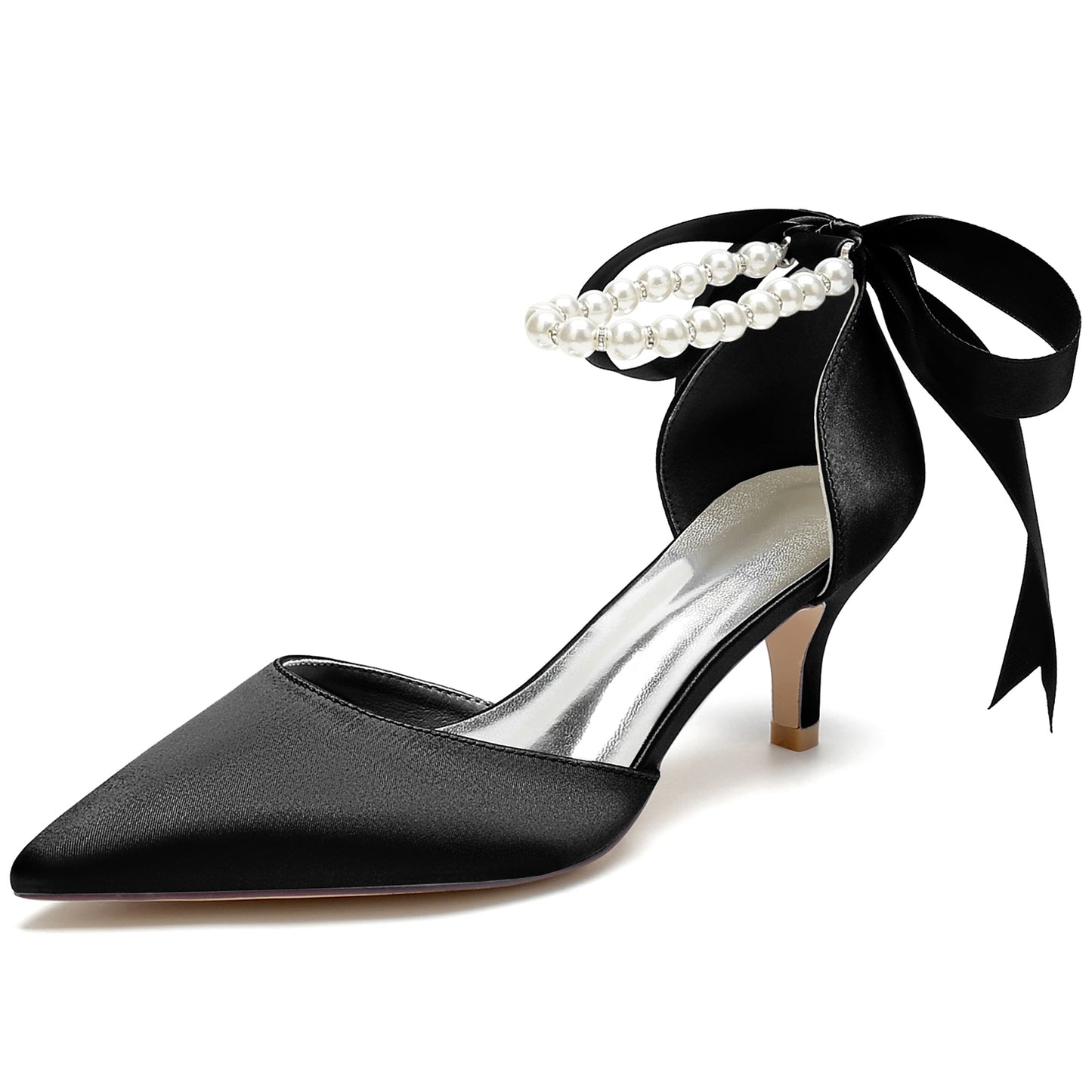 Stiletto Heel 6cm Silk-Like Shoes CK0420