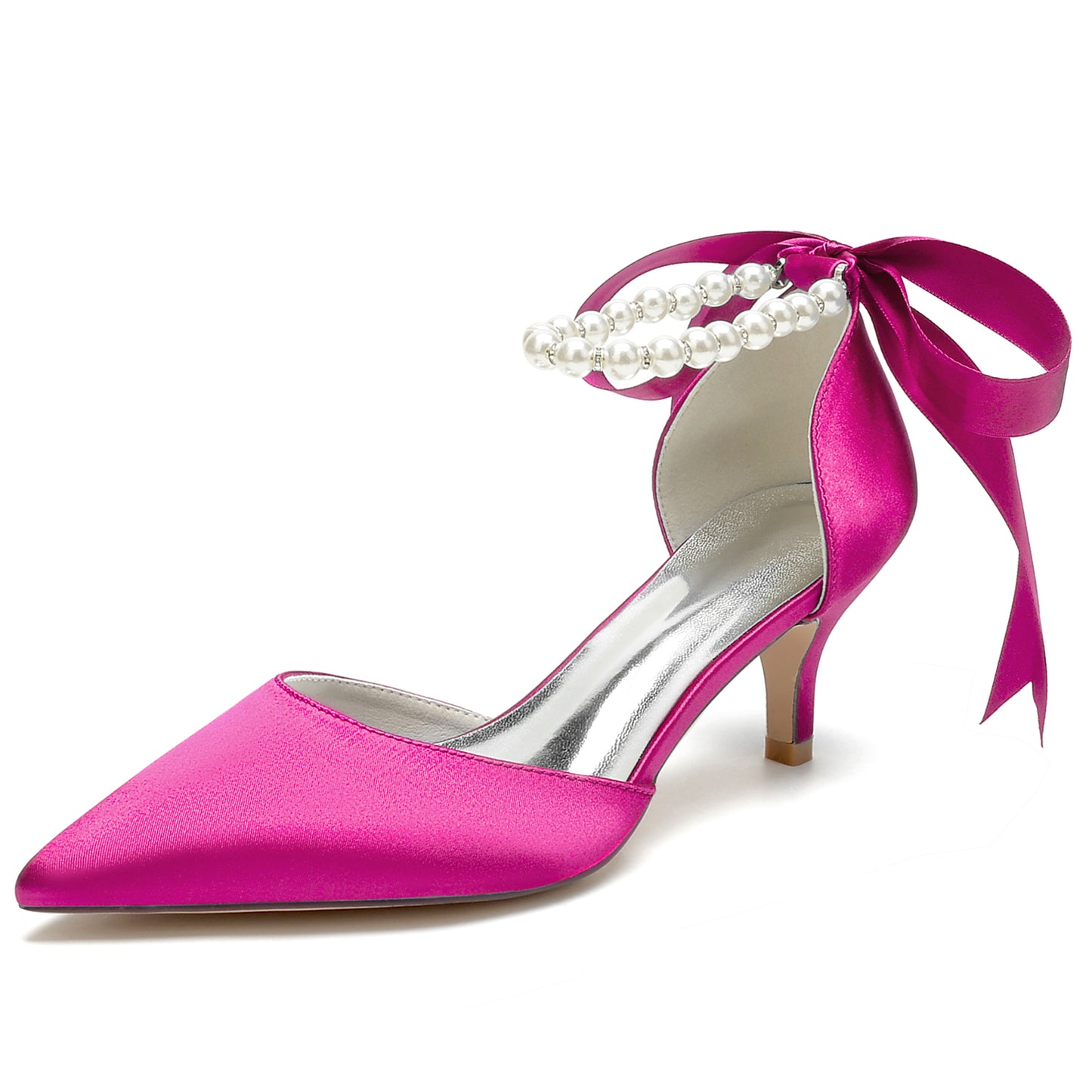 Stiletto Heel 6cm Silk-Like Shoes CK0420