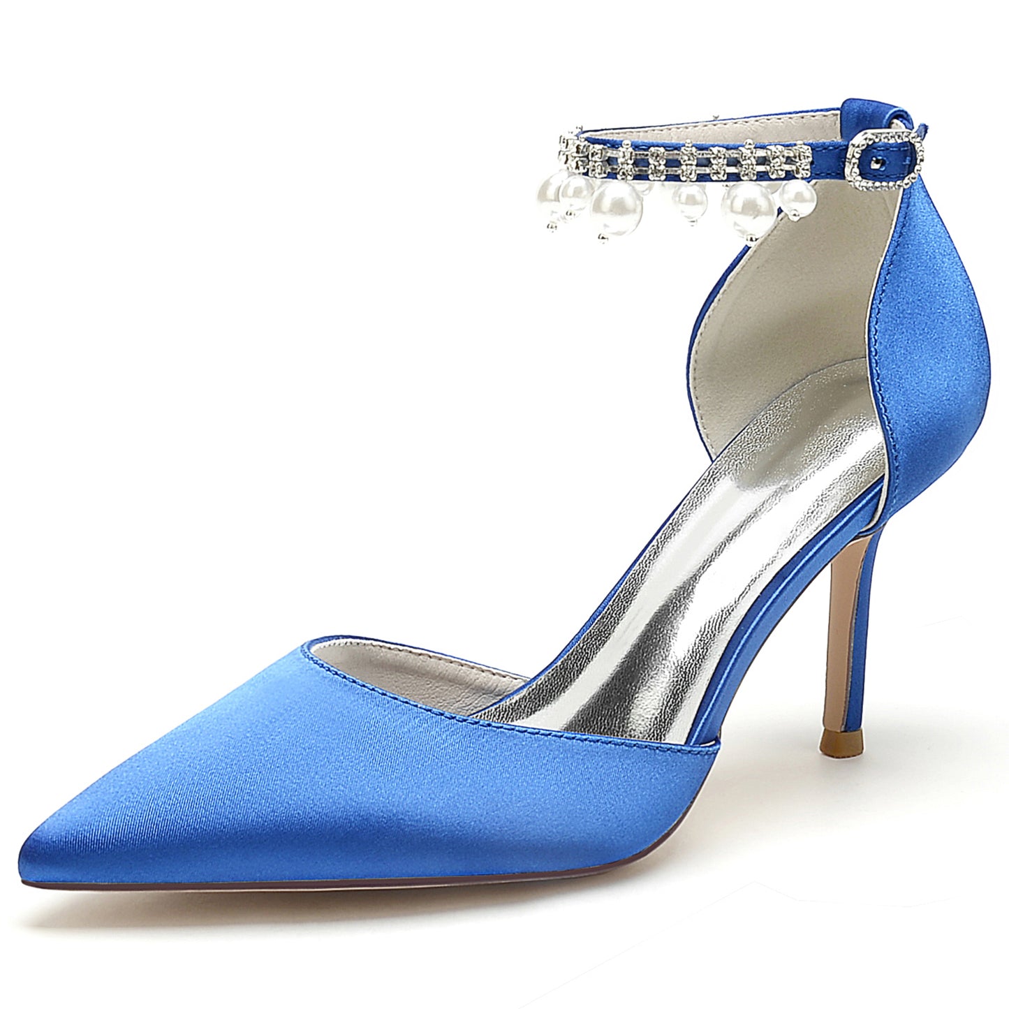 Stiletto Heel 8.5cm Silk-Like Shoes CK0442