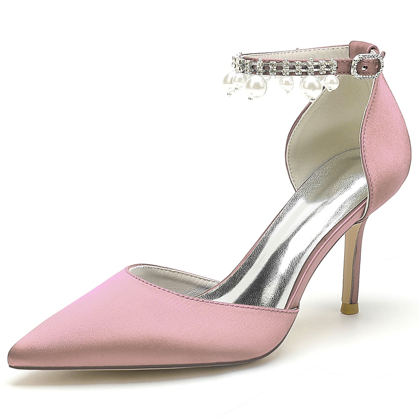 Stiletto Heel 8.5cm Silk-Like Shoes CK0442